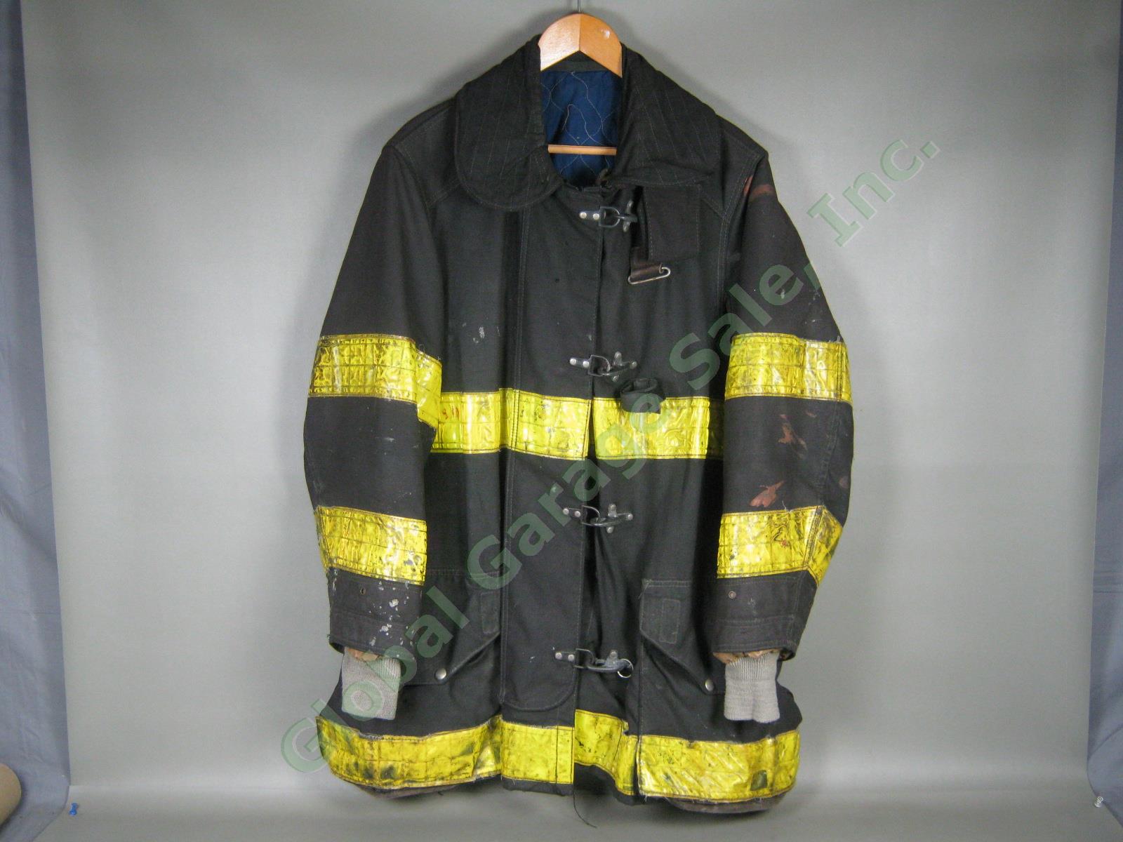 Vtg 1991 FDNY NY Fire Dept Bunker Turnout Firefighter Jacket Coat Cairns Size 42