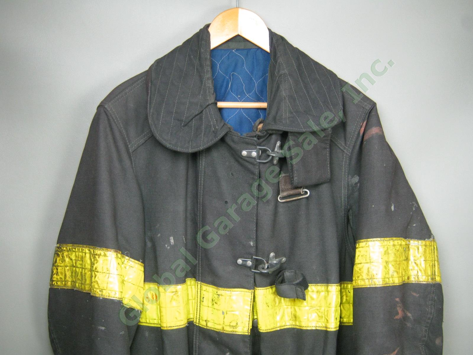 Vtg 1991 FDNY NY Fire Dept Bunker Turnout Firefighter Jacket Coat Cairns Size 42 1