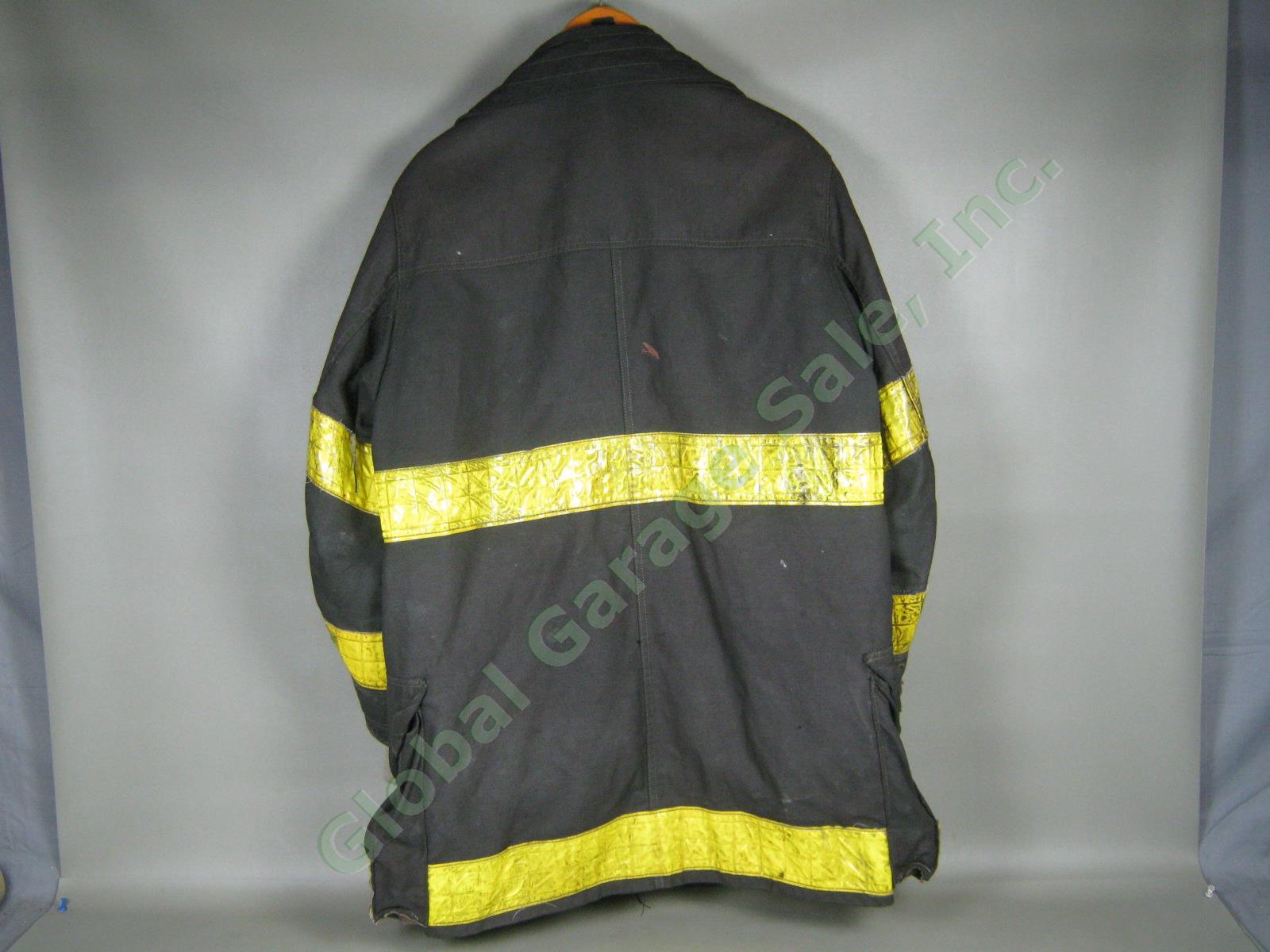 Vtg 1991 FDNY NY Fire Dept Bunker Turnout Firefighter Jacket Coat Cairns Size 42 3
