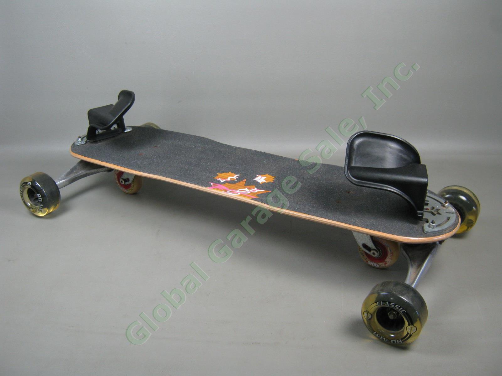 Freebord 77 Longboard Downhill Skateboard W/ Kryptonics 80mm Classic Wheels NR!! 1