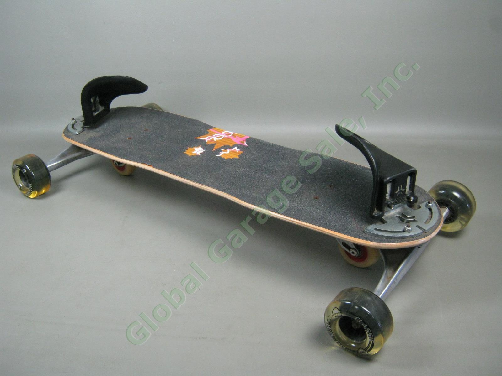 Freebord 77 Longboard Downhill Skateboard W/ Kryptonics 80mm Classic Wheels NR!! 3