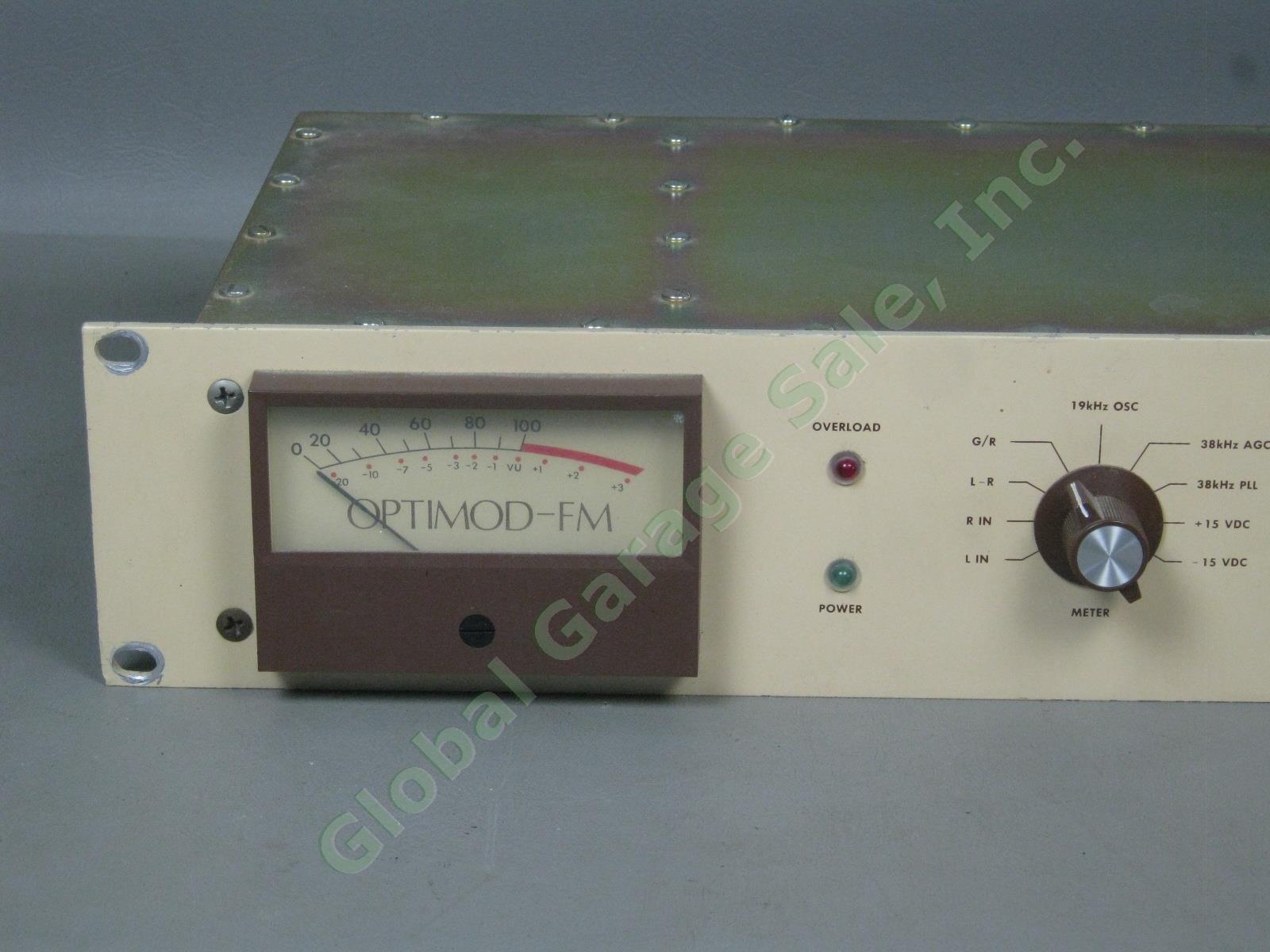 Vintage Orban 8000A Optimod-FM Rackmount Broadcast Audio Processor Radio Station 1