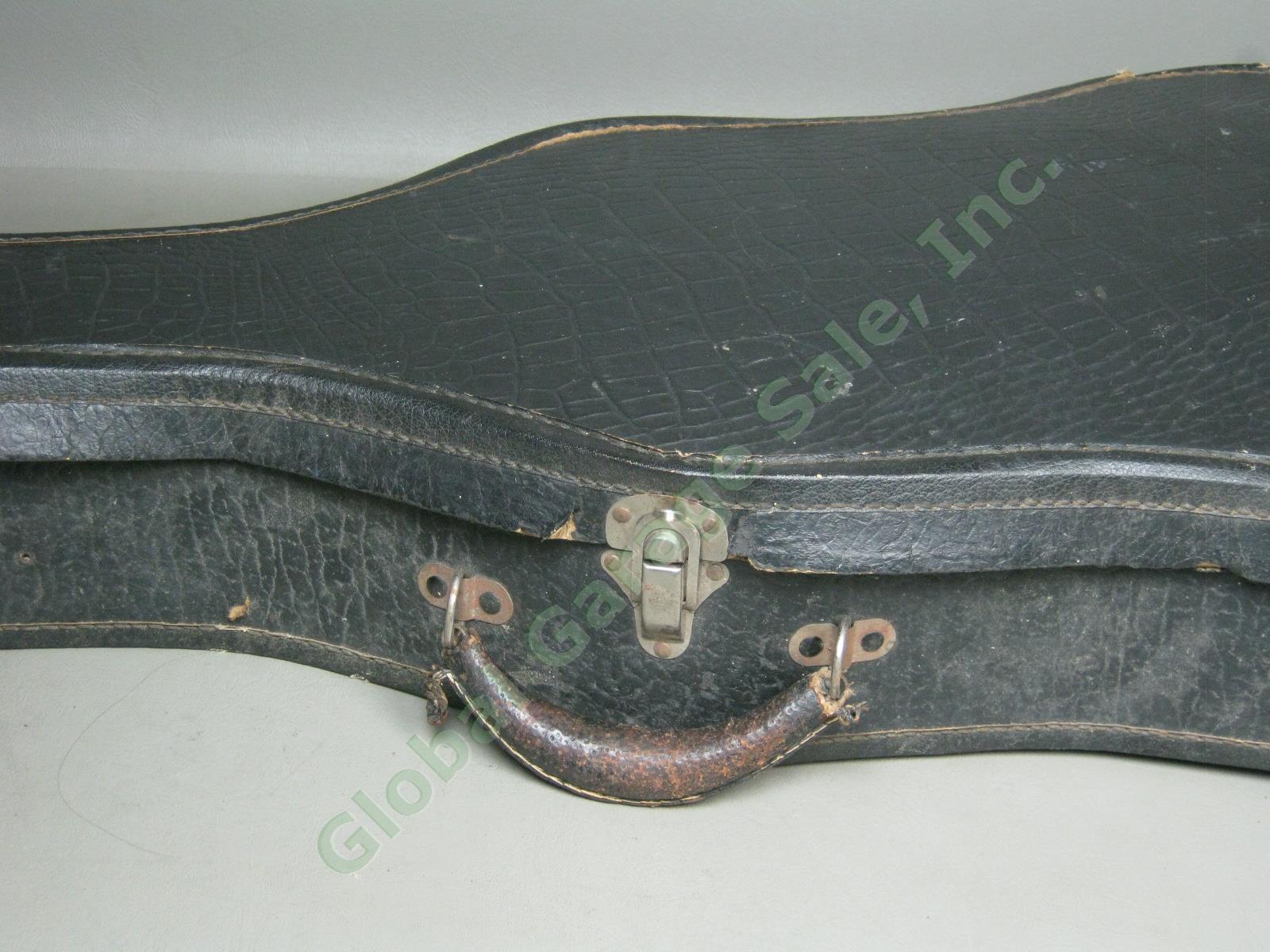 Vtg 1920s 1930s B&J Serenader 6-String Acoustic Parlor Guitar W/ Case Regal Kay 23