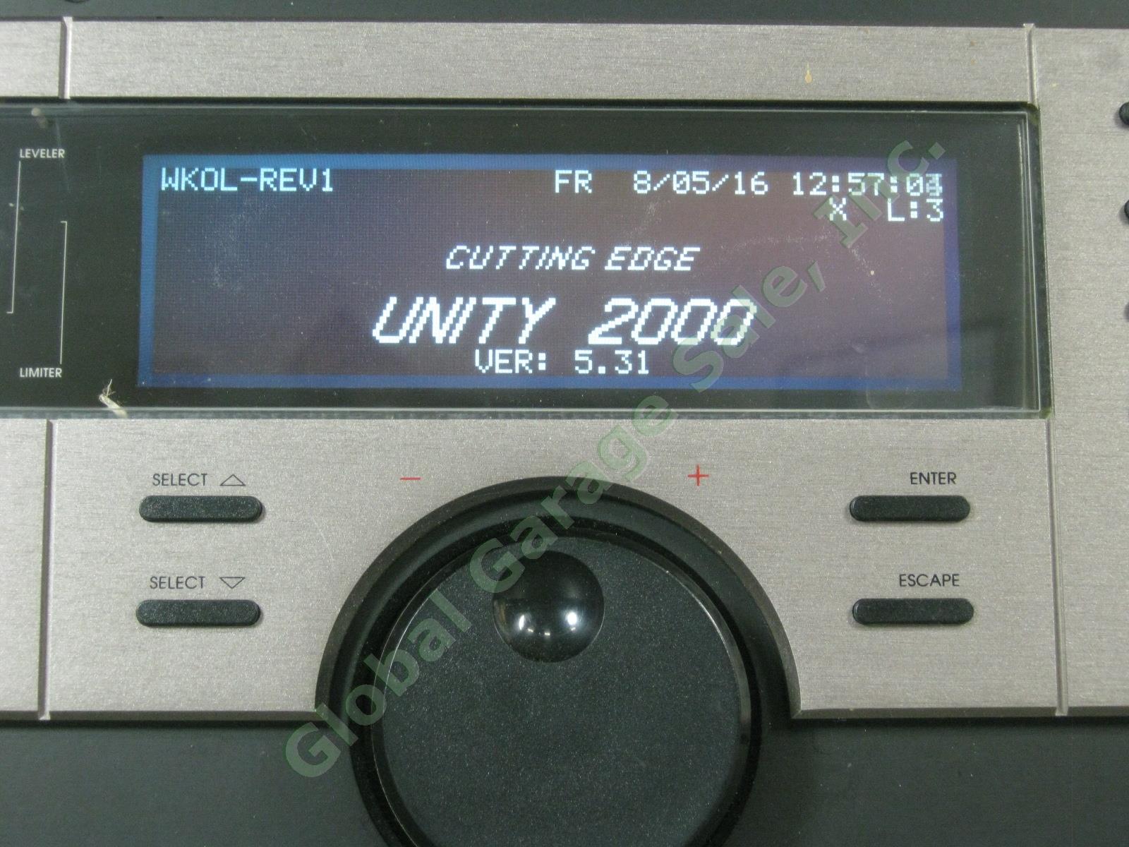 Cutting Edge Unity 2000i Professional FM Radio Broadcast Audio Sound Processor 3