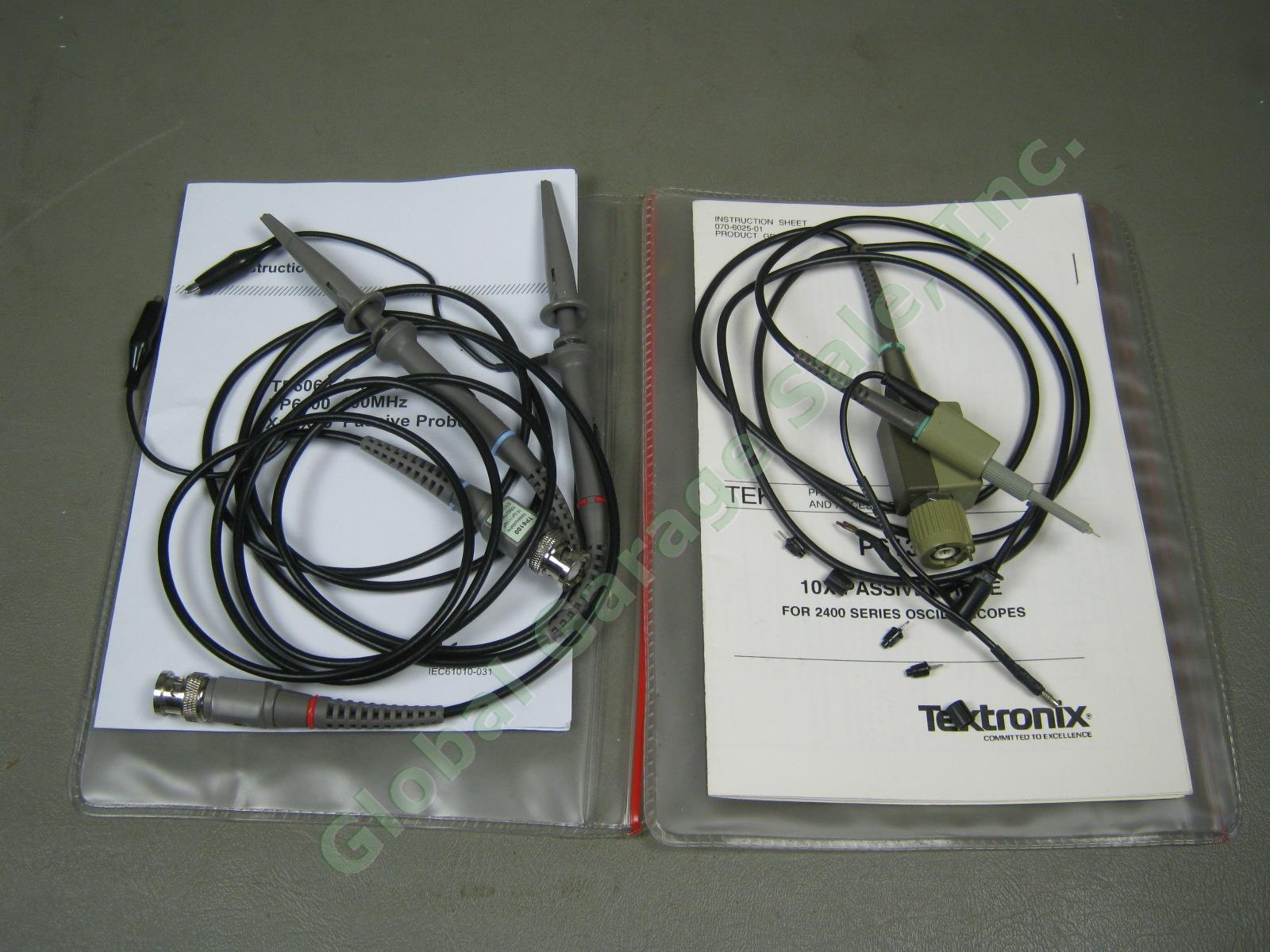 Tektronix 2465A DV Special Edition 350MHz 4 Channel Oscilloscope + P6136 Probe + 8