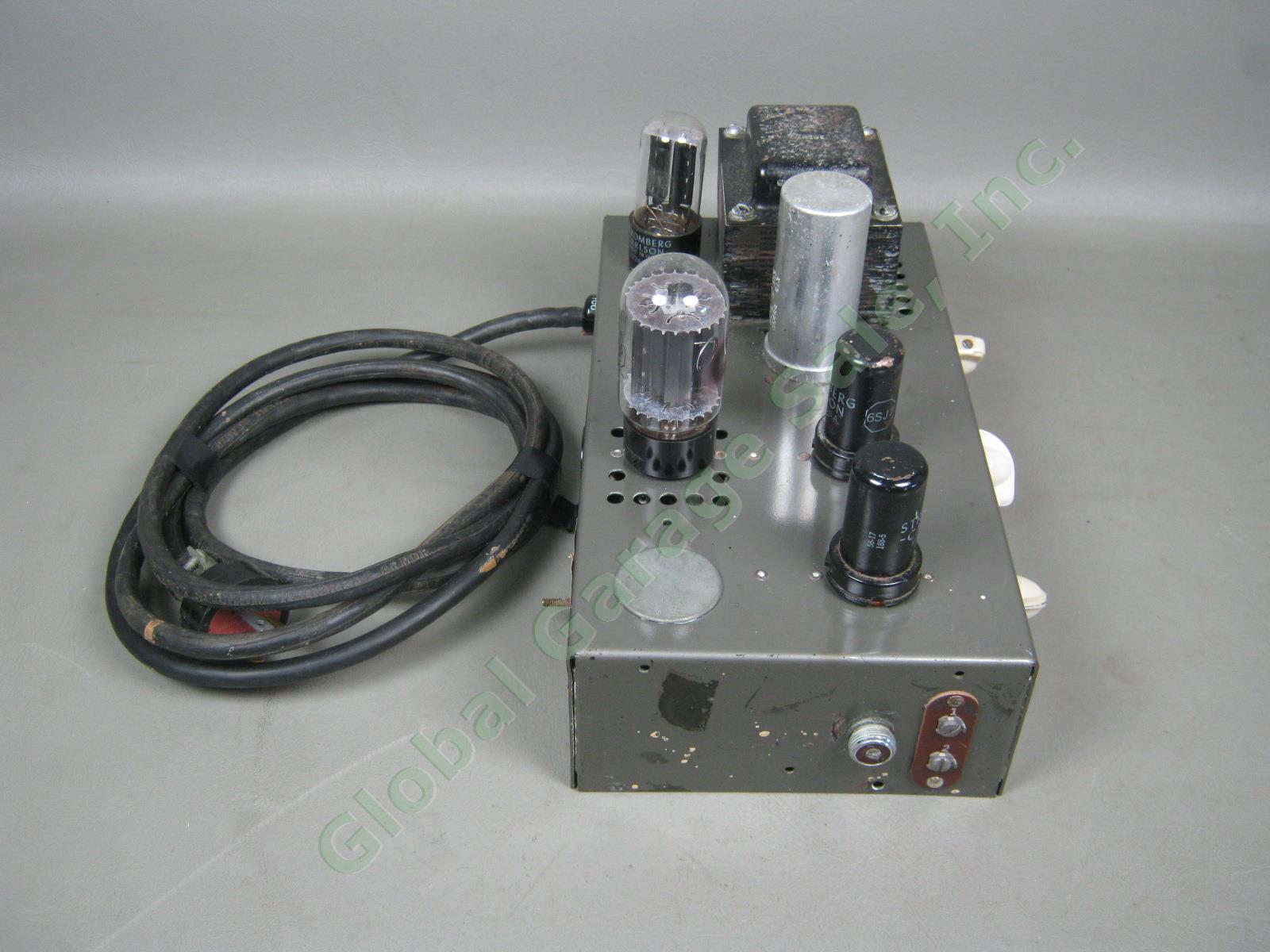 Vtg 1940s Stromberg-Carlson AU 29 10-Watt Vacuum Tube Amplifier Amp Untested NR! 3