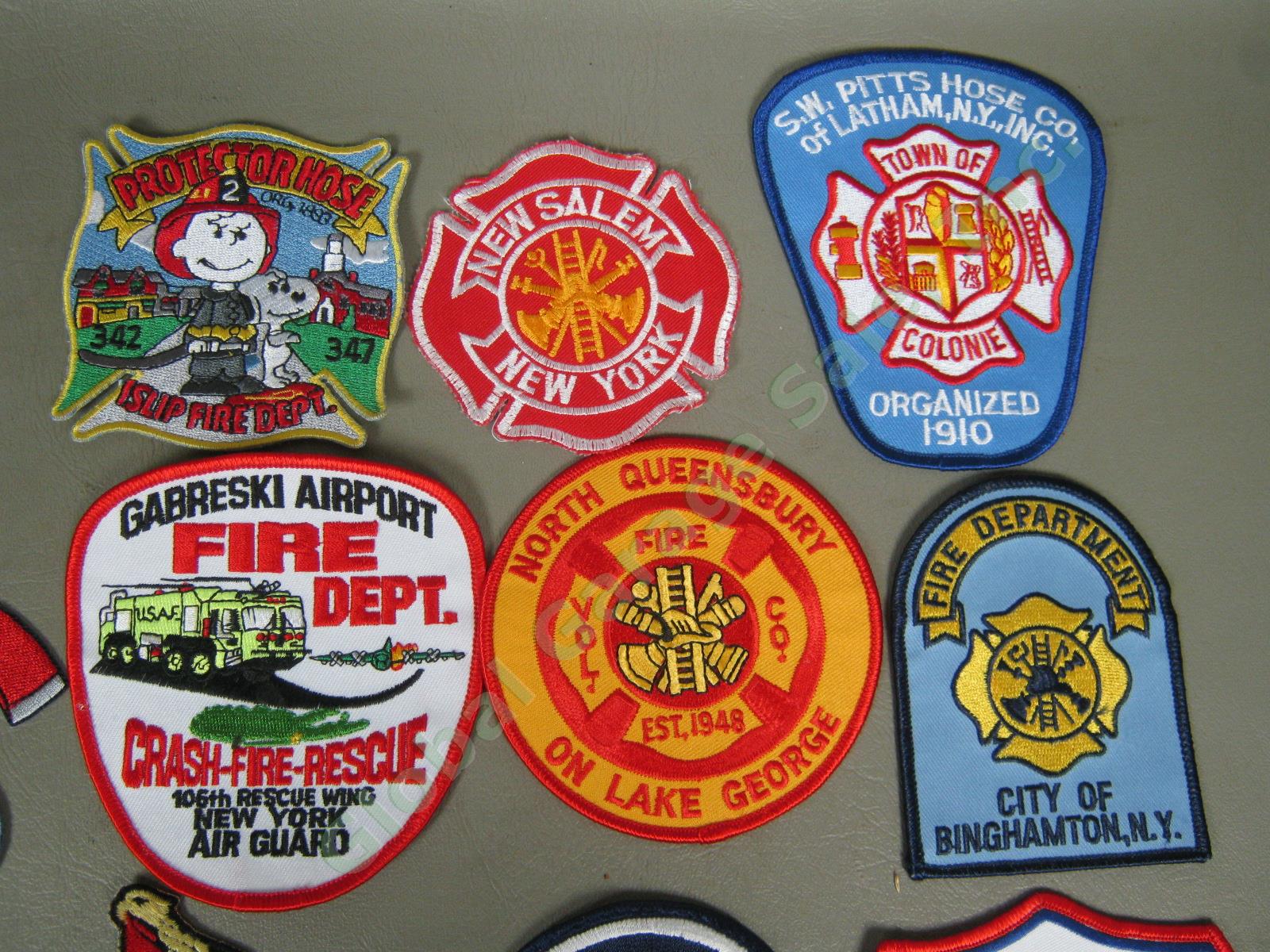 40 New & Used Fire Dept Firefighter Cloth Patch Lot Chicago New York Afghanistan 6