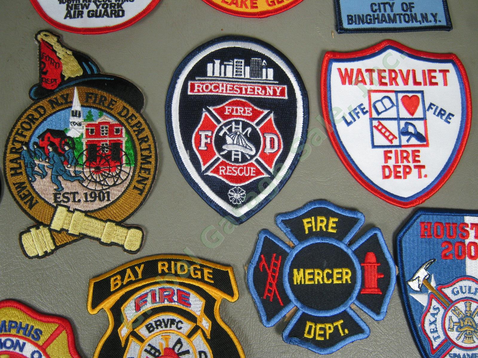 40 New & Used Fire Dept Firefighter Cloth Patch Lot Chicago New York Afghanistan 7