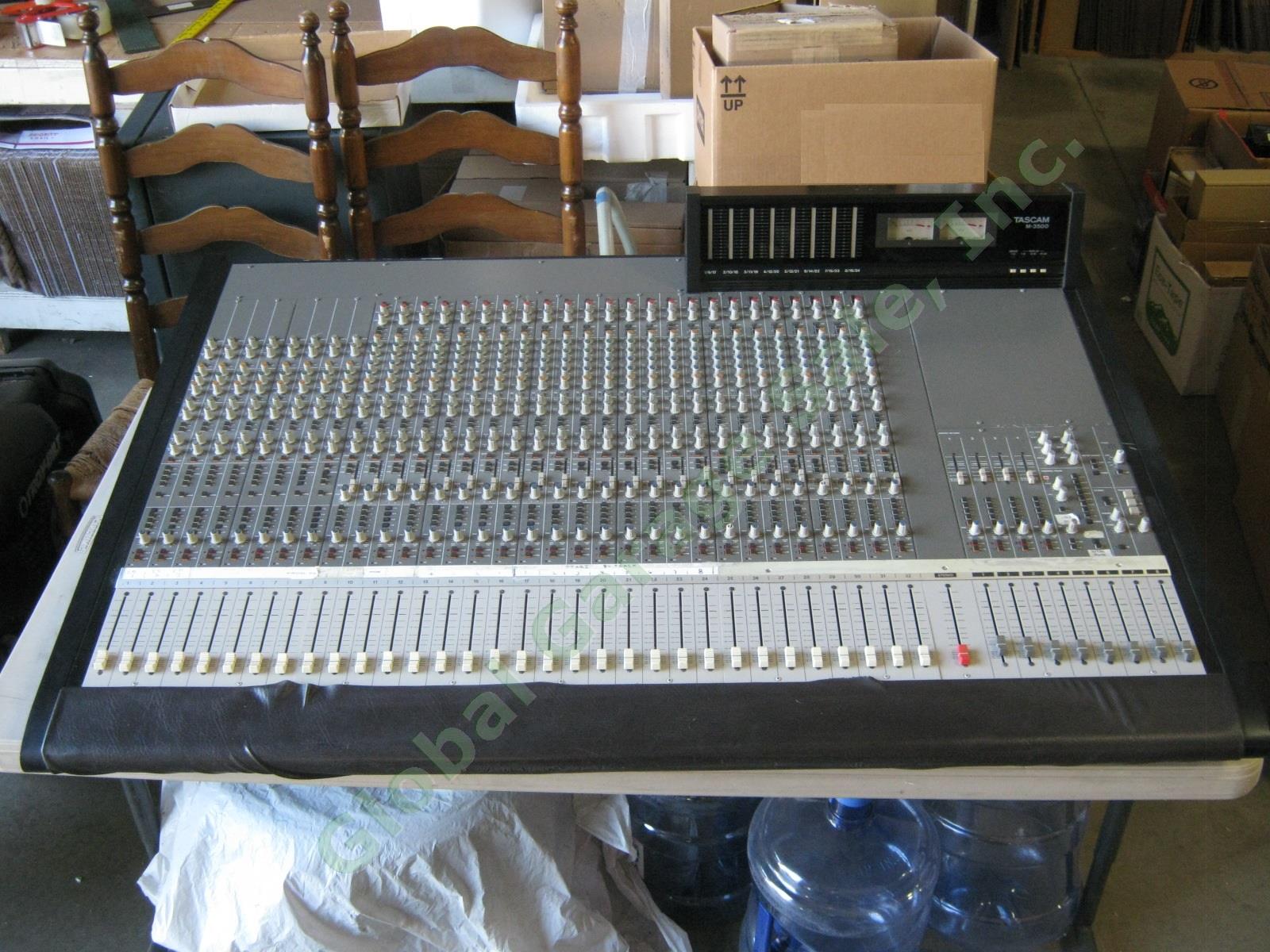 Tascam M-3500 24-Track Analog Radio Station Mixer Mixing Board 4 Pickup/Delivery