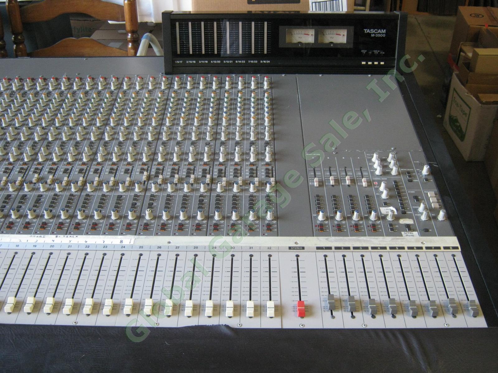 Tascam M-3500 24-Track Analog Radio Station Mixer Mixing Board 4 Pickup/Delivery 2