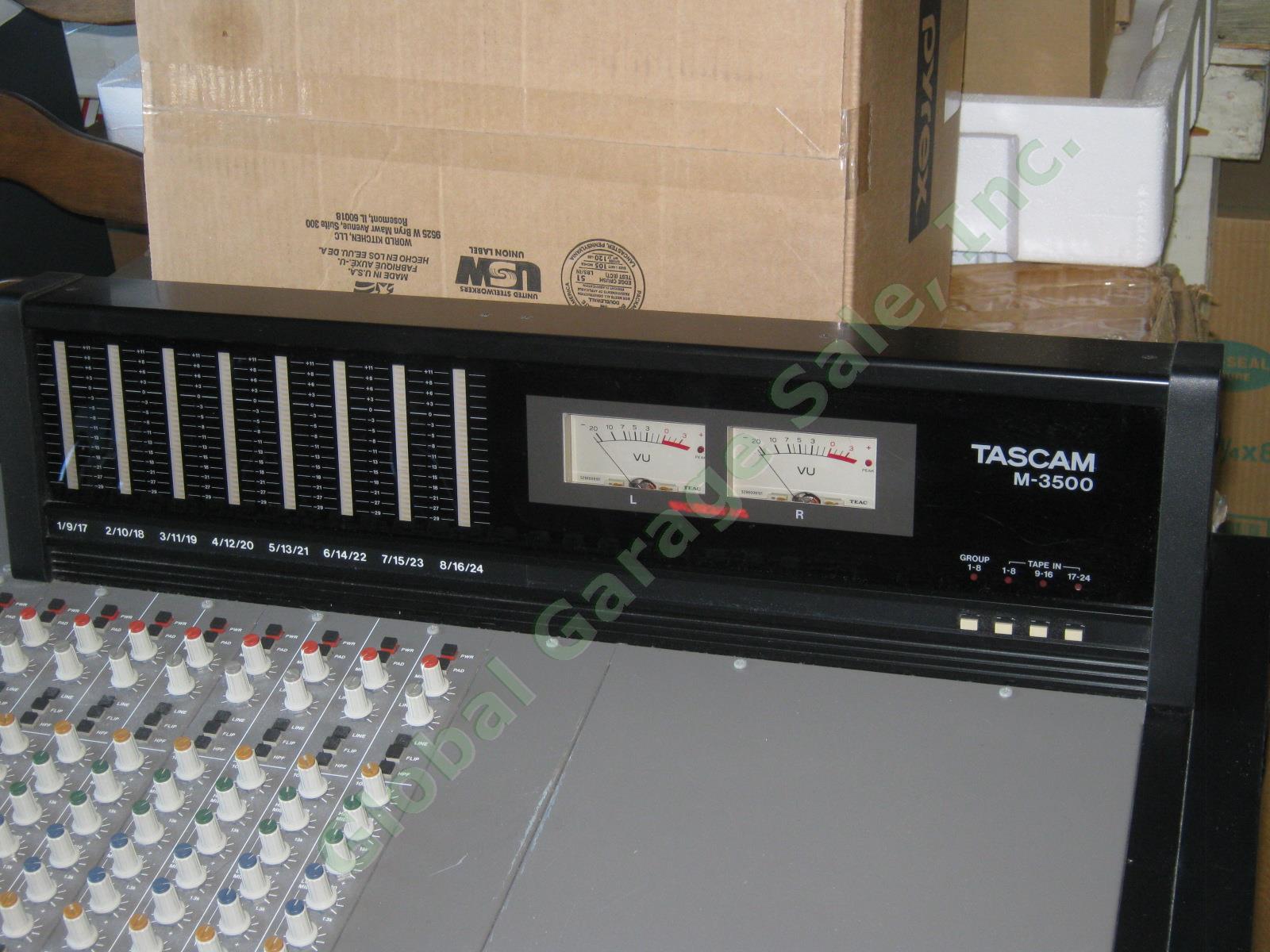 Tascam M-3500 24-Track Analog Radio Station Mixer Mixing Board 4 Pickup/Delivery 3