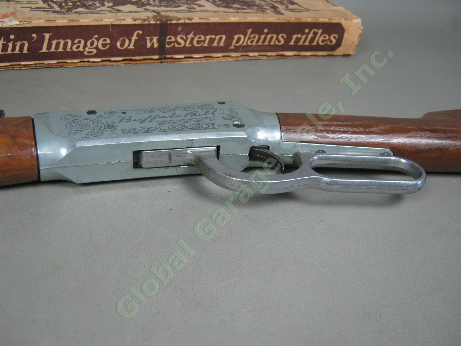 Vtg Original Daisy Model 3030 Buffalo Bill Scout BB Gun With Box 9