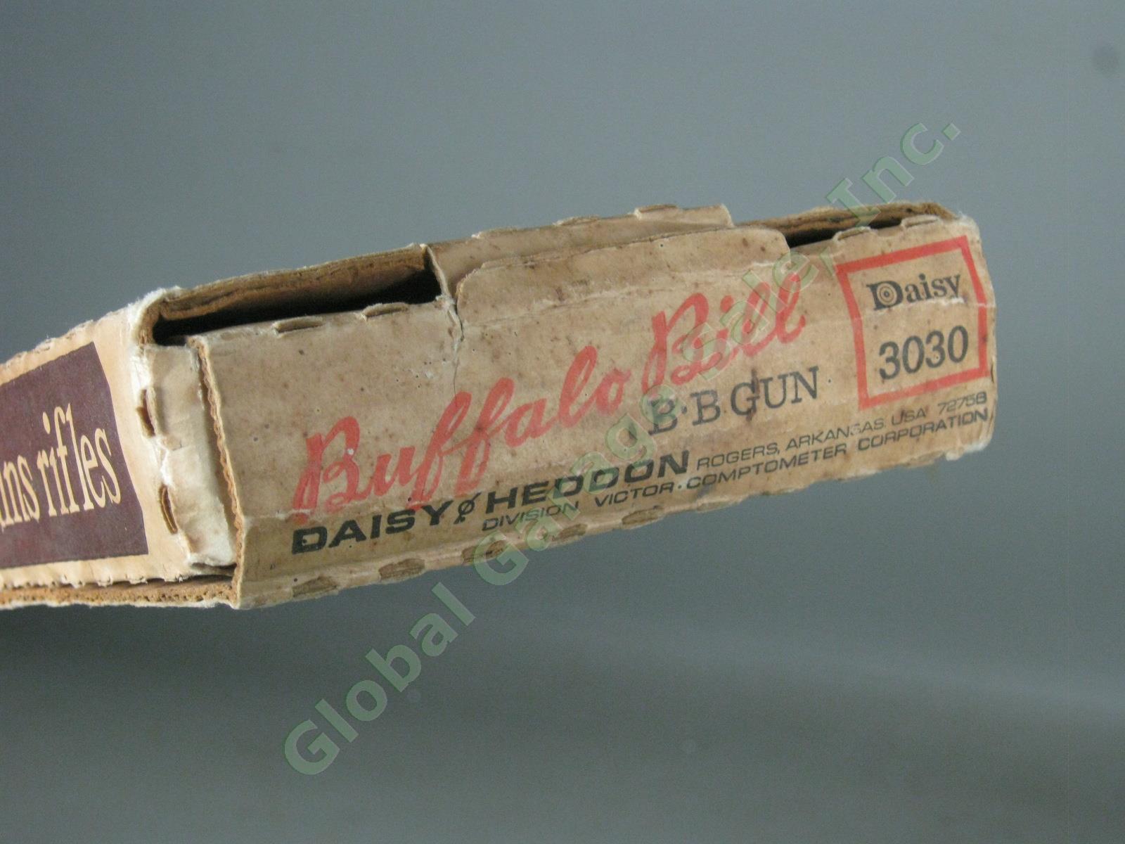 Vtg Original Daisy Model 3030 Buffalo Bill Scout BB Gun With Box 22