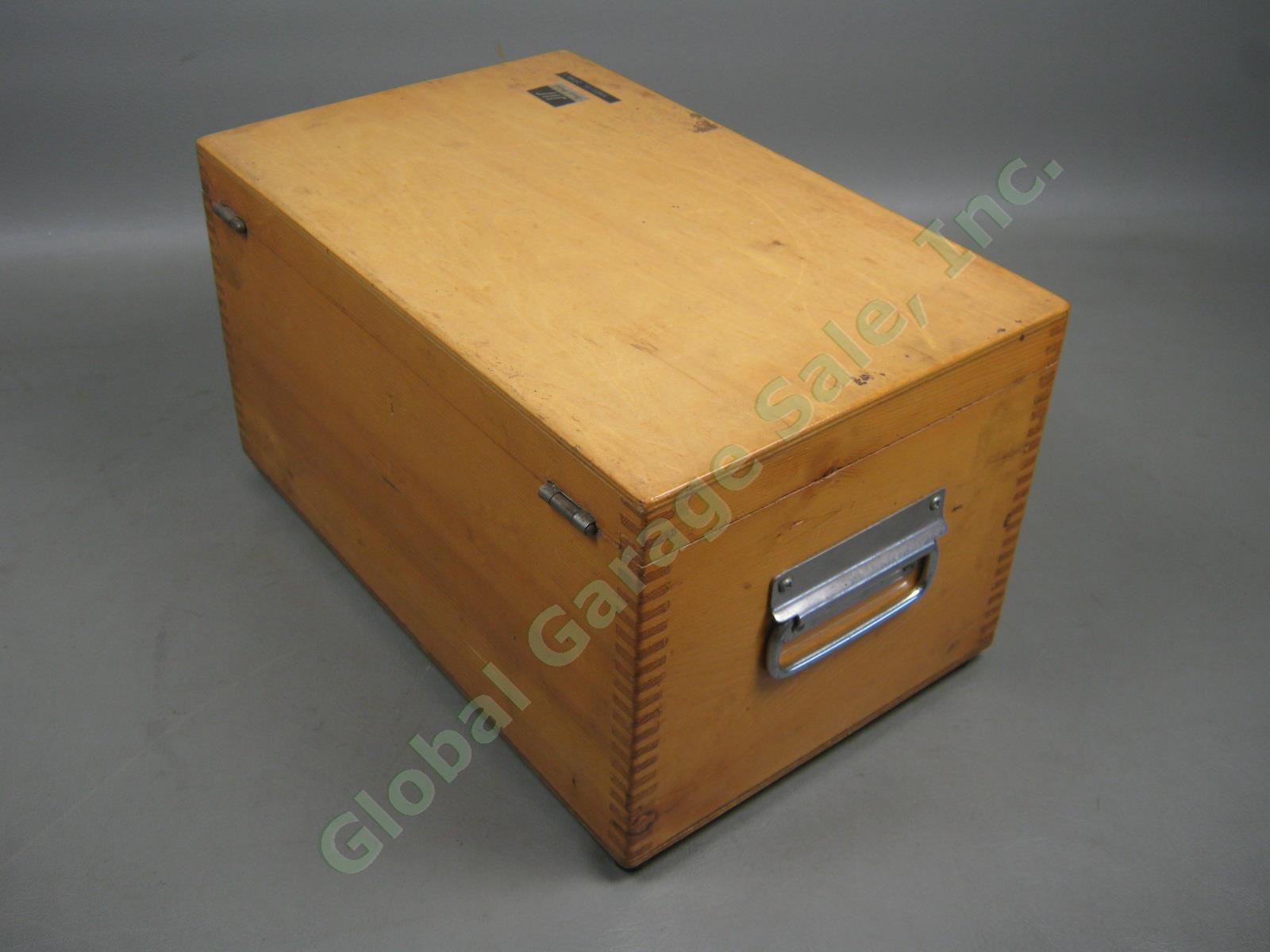 Chuan Brand Outside Micrometer Caliper Set 0-12" in W/ Wood Wooden Storage Case 6