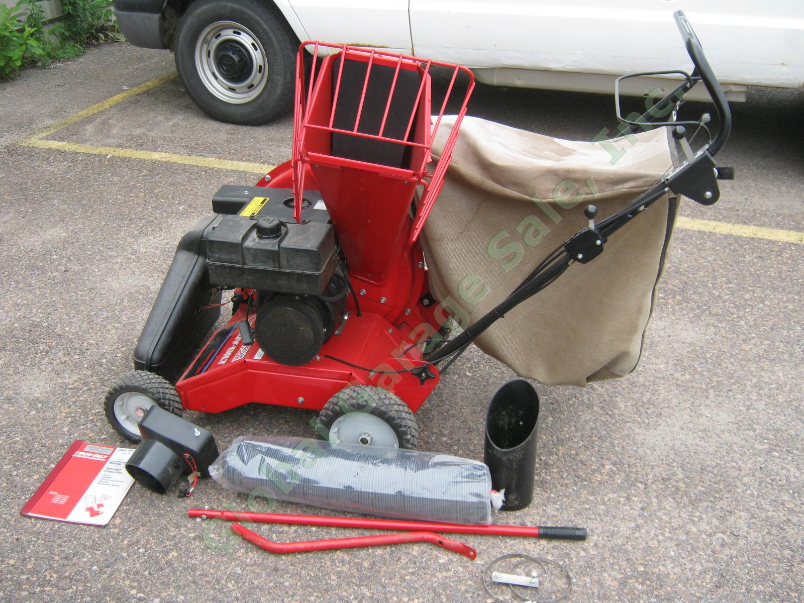 Troy-Bilt Chipper Vac 47282 3-Speed Lawn Leaf Vacuum W/ Reverse 5HP Tecumseh NR!