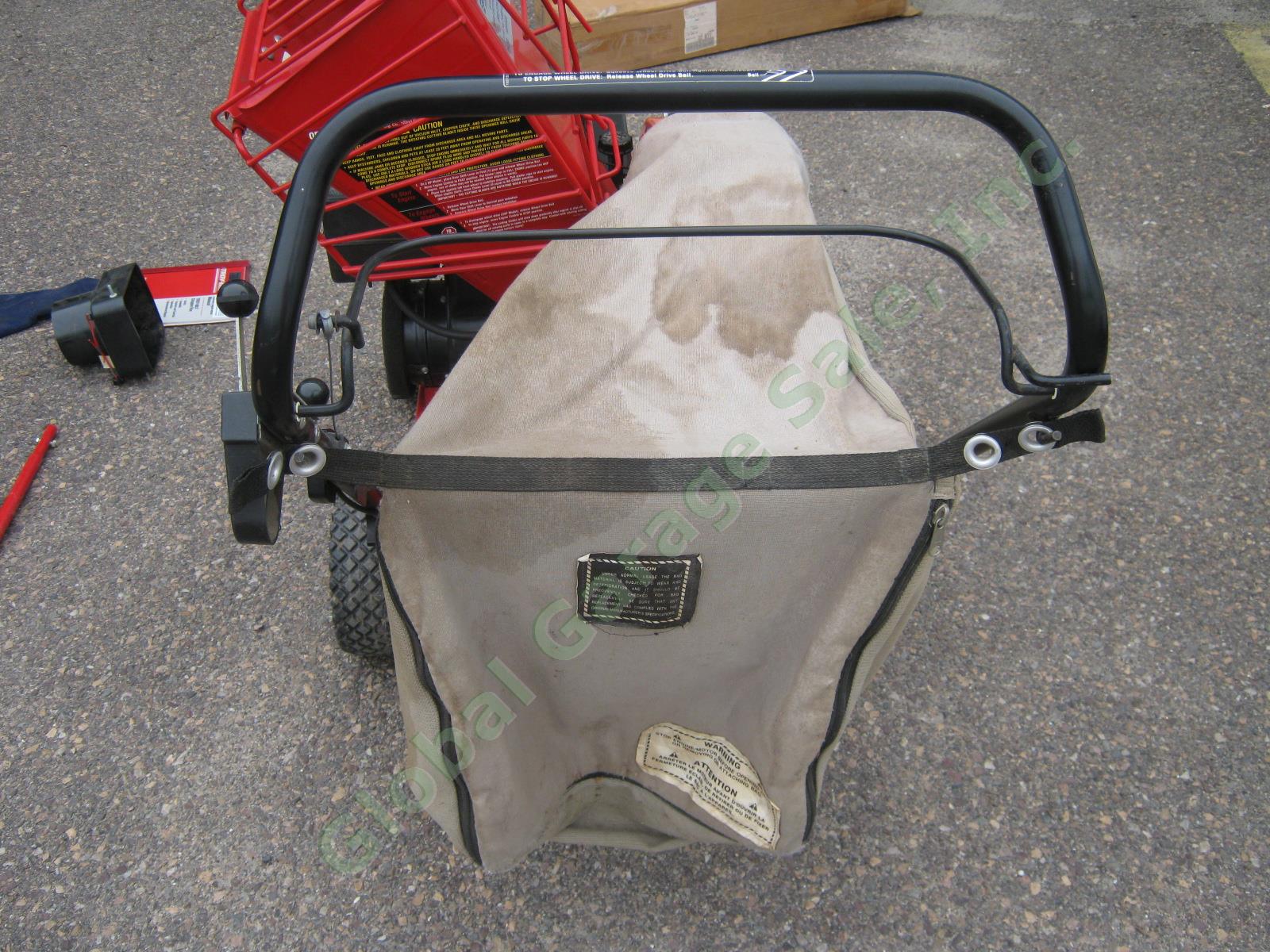 Troy-Bilt Chipper Vac 47282 3-Speed Lawn Leaf Vacuum W/ Reverse 5HP Tecumseh NR! 5
