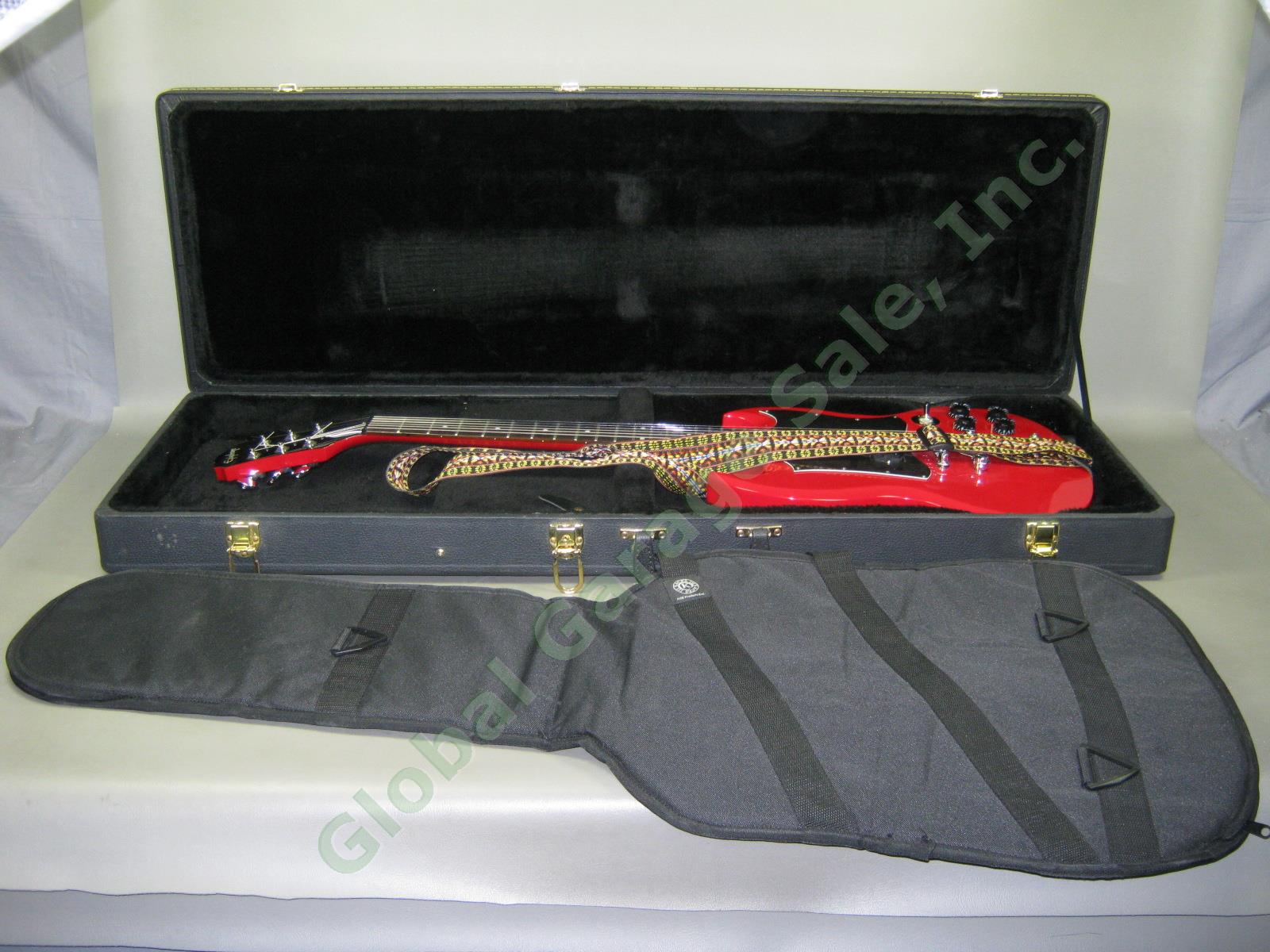2004 Epiphone SG Solid Body Electric Guitar W/ Hard Case Soft Gig Bag Bundle Lot