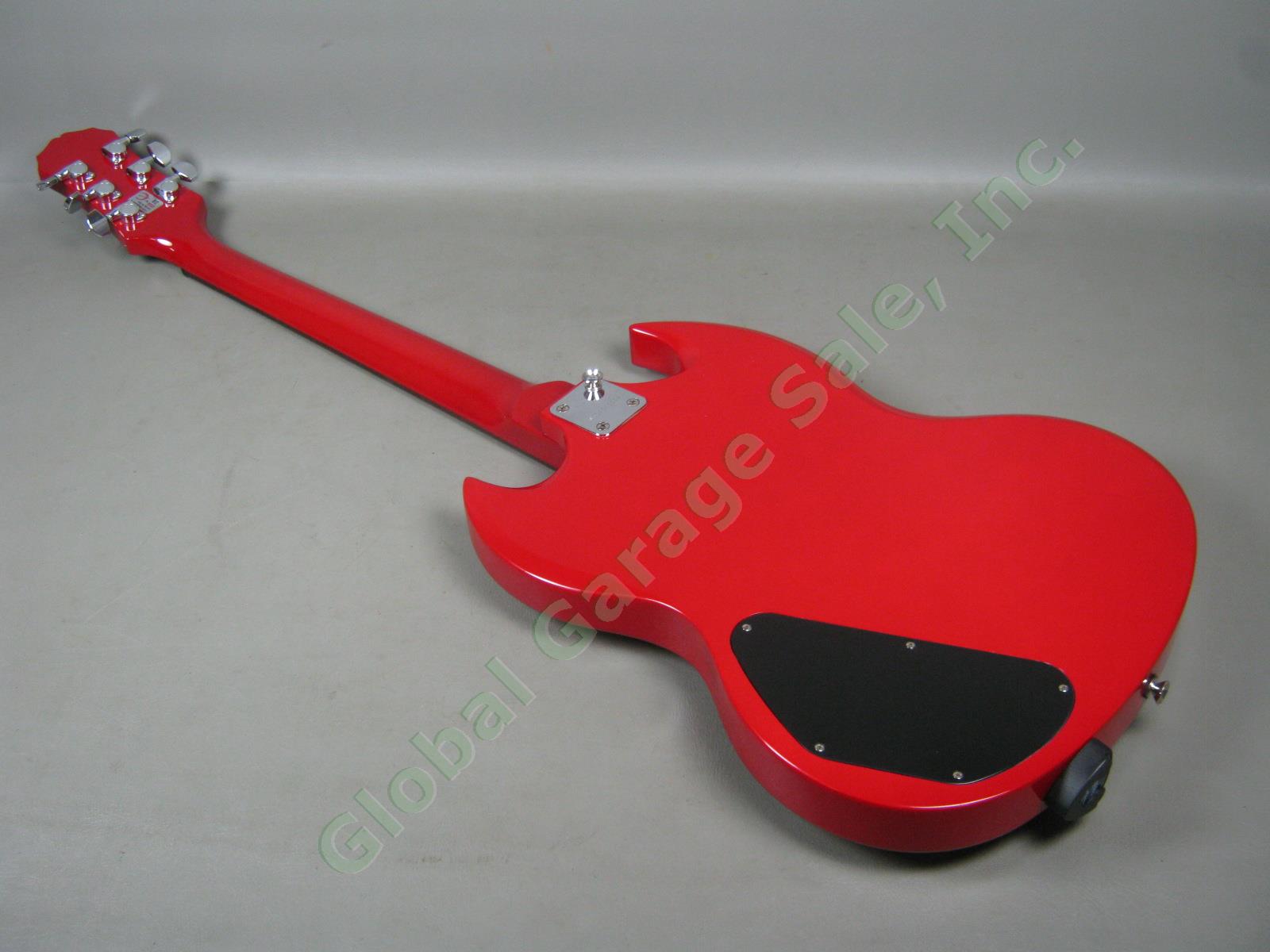 2004 Epiphone SG Solid Body Electric Guitar W/ Hard Case Soft Gig Bag Bundle Lot 4