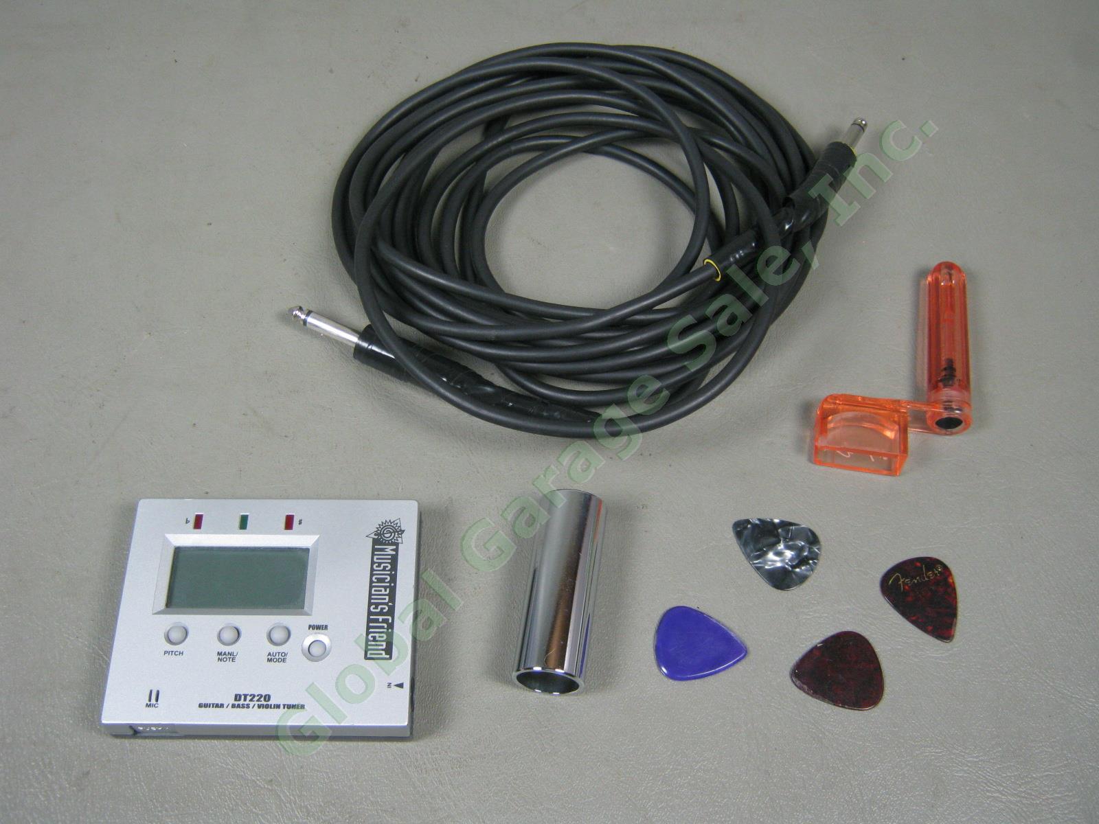 2004 Epiphone SG Solid Body Electric Guitar W/ Hard Case Soft Gig Bag Bundle Lot 7