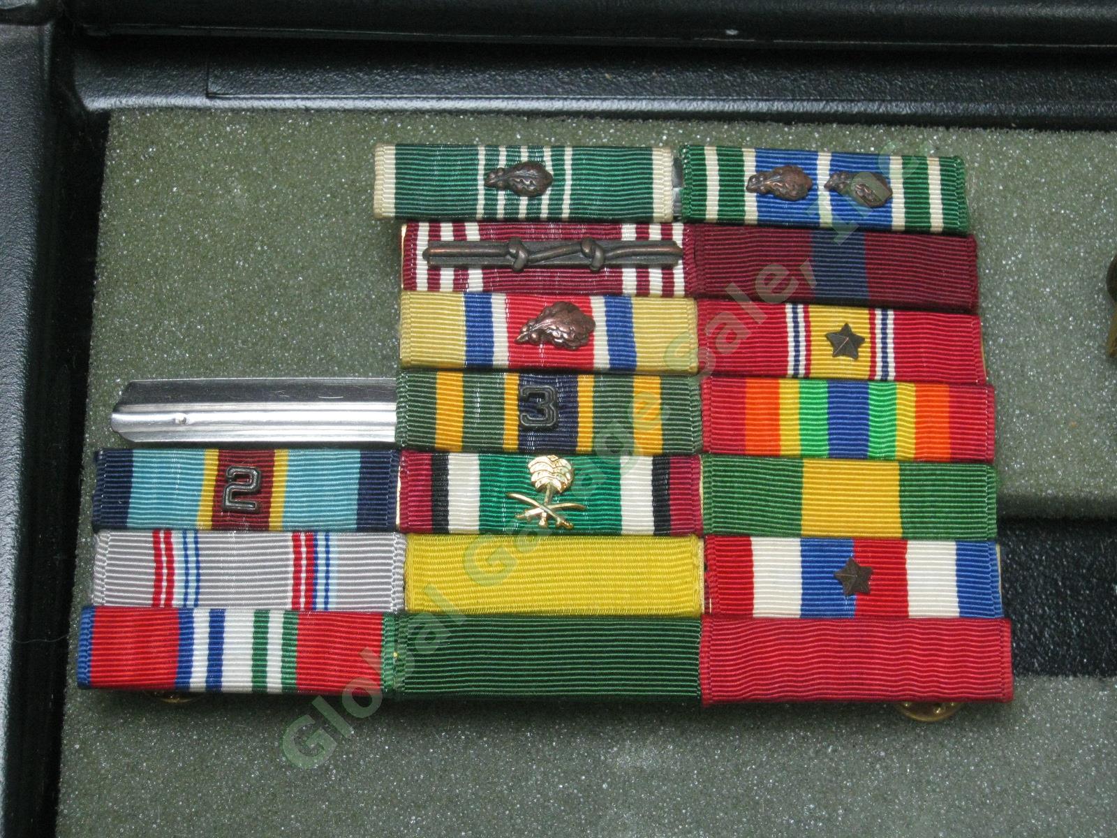 HUGE Vtg US Army Vermont Air National Guard Medal Patch Ribbon Pin Bar Lot NR! 2