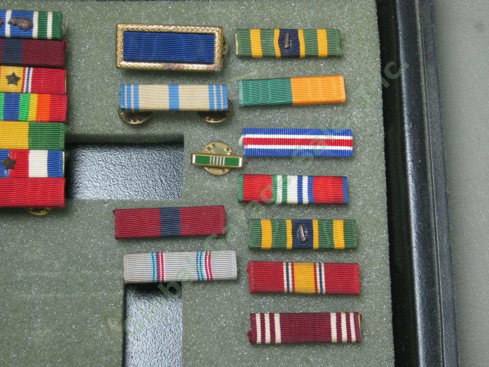 HUGE Vtg US Army Vermont Air National Guard Medal Patch Ribbon Pin Bar Lot NR! 3