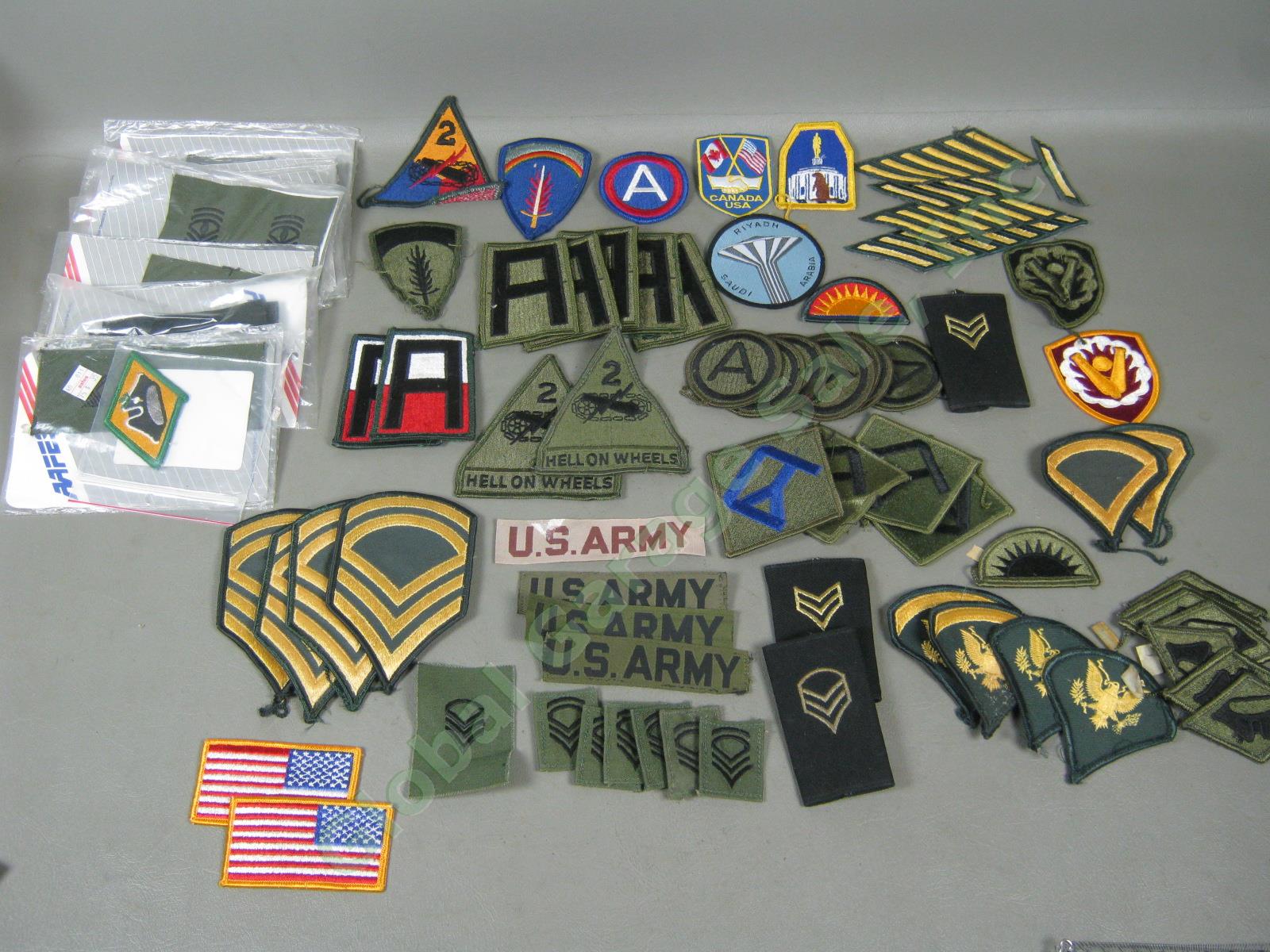 HUGE Vtg US Army Vermont Air National Guard Medal Patch Ribbon Pin Bar Lot NR! 17