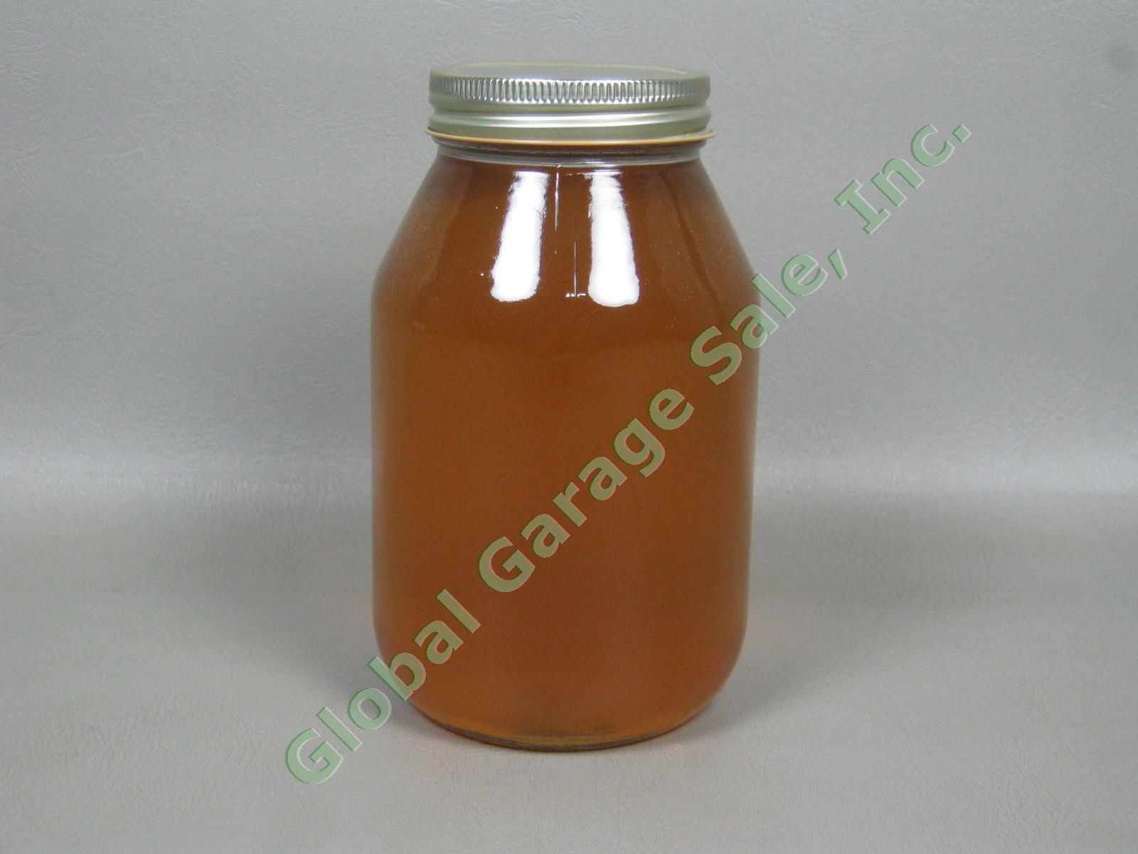 Lot of 3lb Raw Unheated Gravity Filtered VT Honey Jars