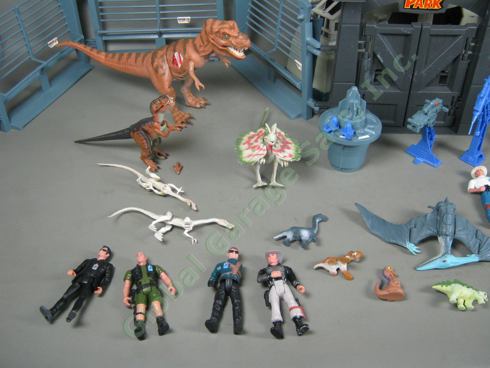 Vtg 1993 Kenner Jurassic Park Electronic Command Compound Dinosaur Playset W/Box 6
