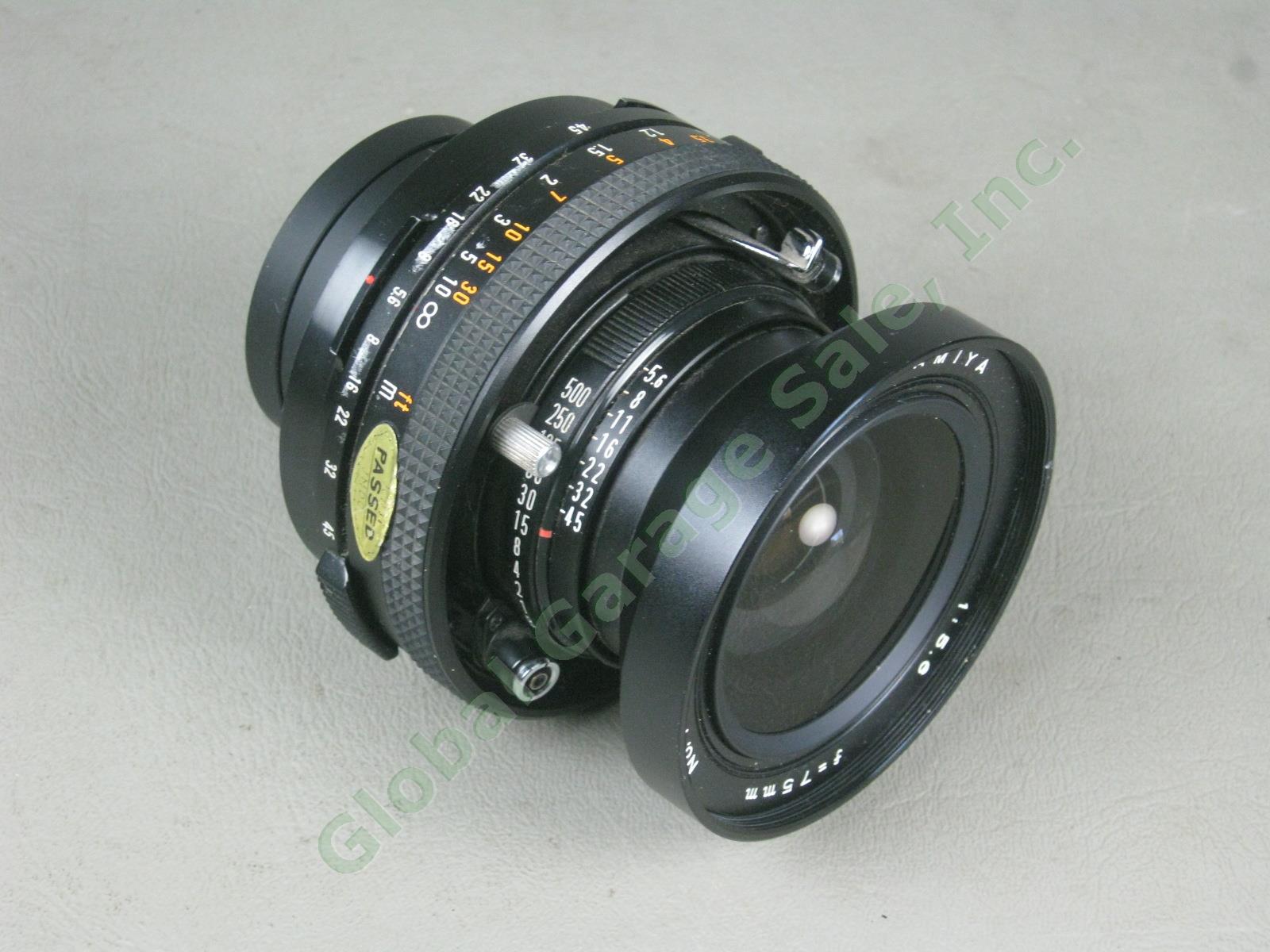 Mamiya 75mm f/5.6 1:5.6 Manual Focus Camera Lens For Polaroid 600 SE NO RESERVE!