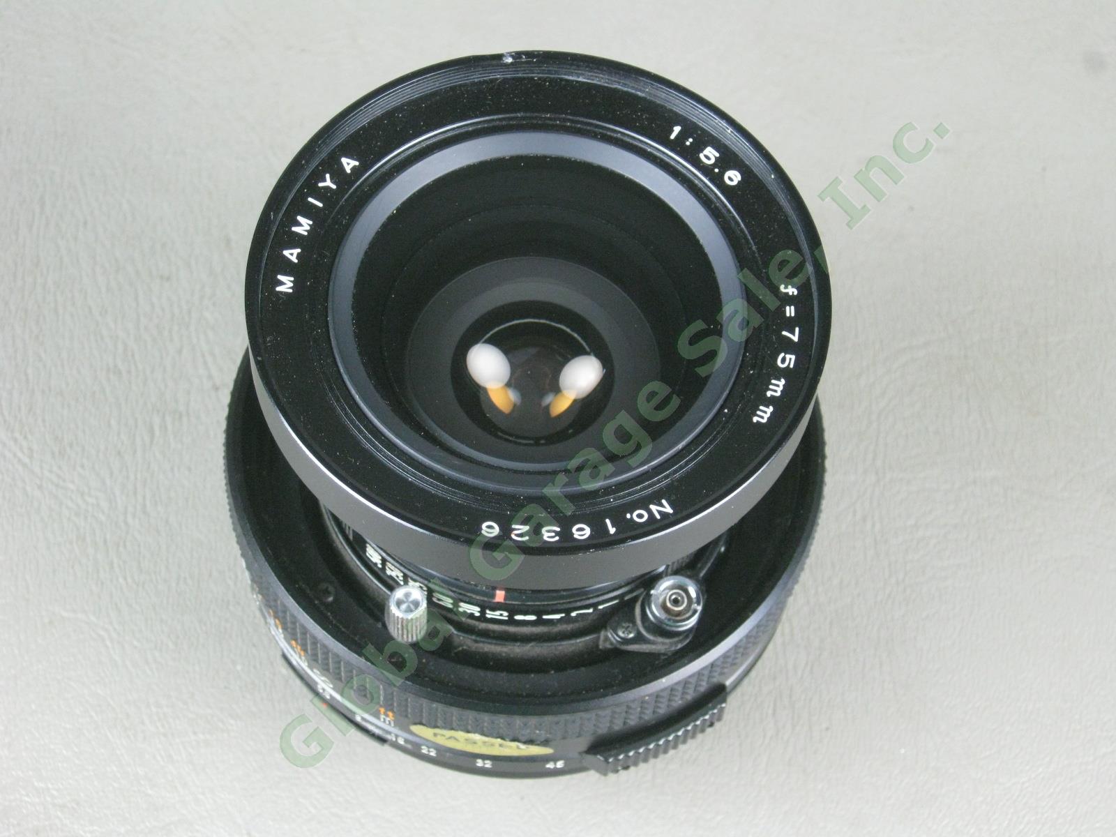 Mamiya 75mm f/5.6 1:5.6 Manual Focus Camera Lens For Polaroid 600 SE NO RESERVE! 1