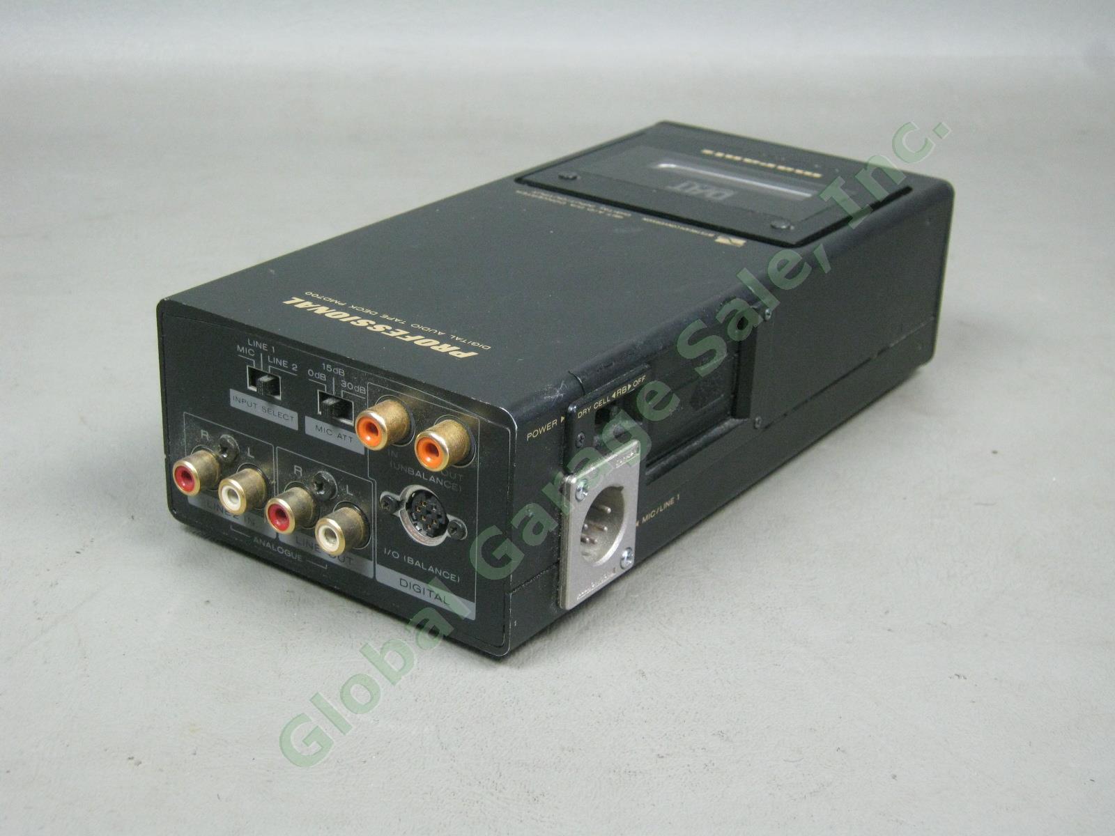 Marantz PMD700 Professional DAT Digital Audio Tape Deck Recorder +AC Adapter Lot 4