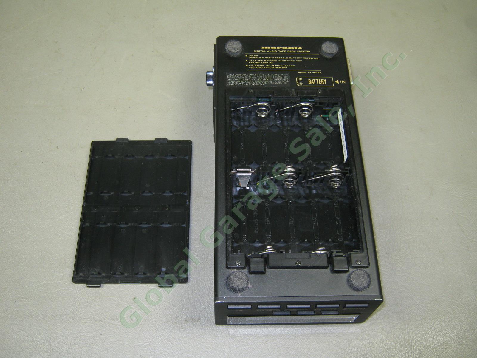 Marantz PMD700 Professional DAT Digital Audio Tape Deck Recorder +AC Adapter Lot 8