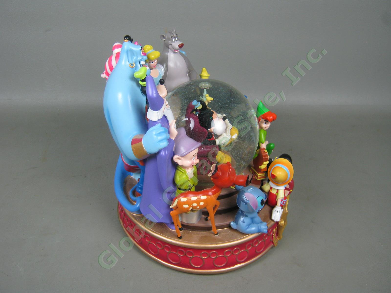 The Wonderful World Of Disney Store Musical Snow Globe When You Wish Upon A Star 4