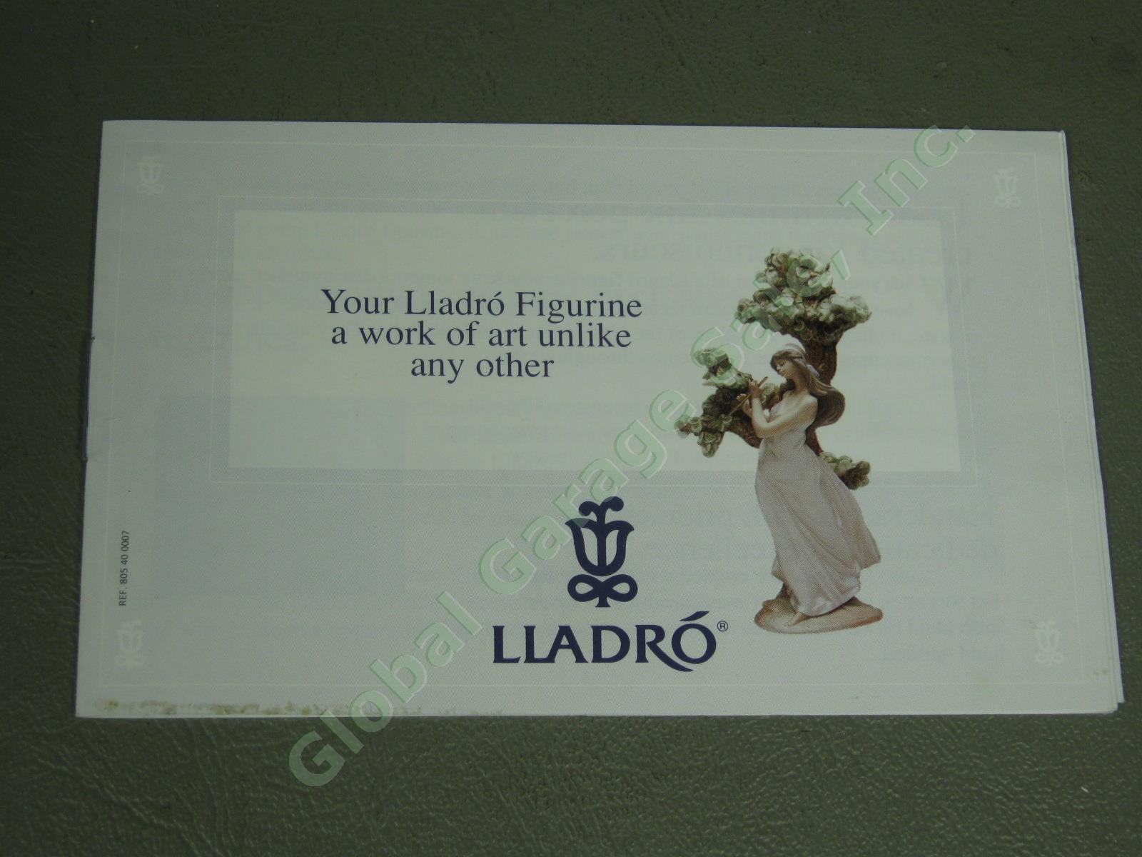 Vtg 1990 Lladro Figurine Fragrant Bouquet #5862 Girl w/ Flowers Mint In Box! NR! 10