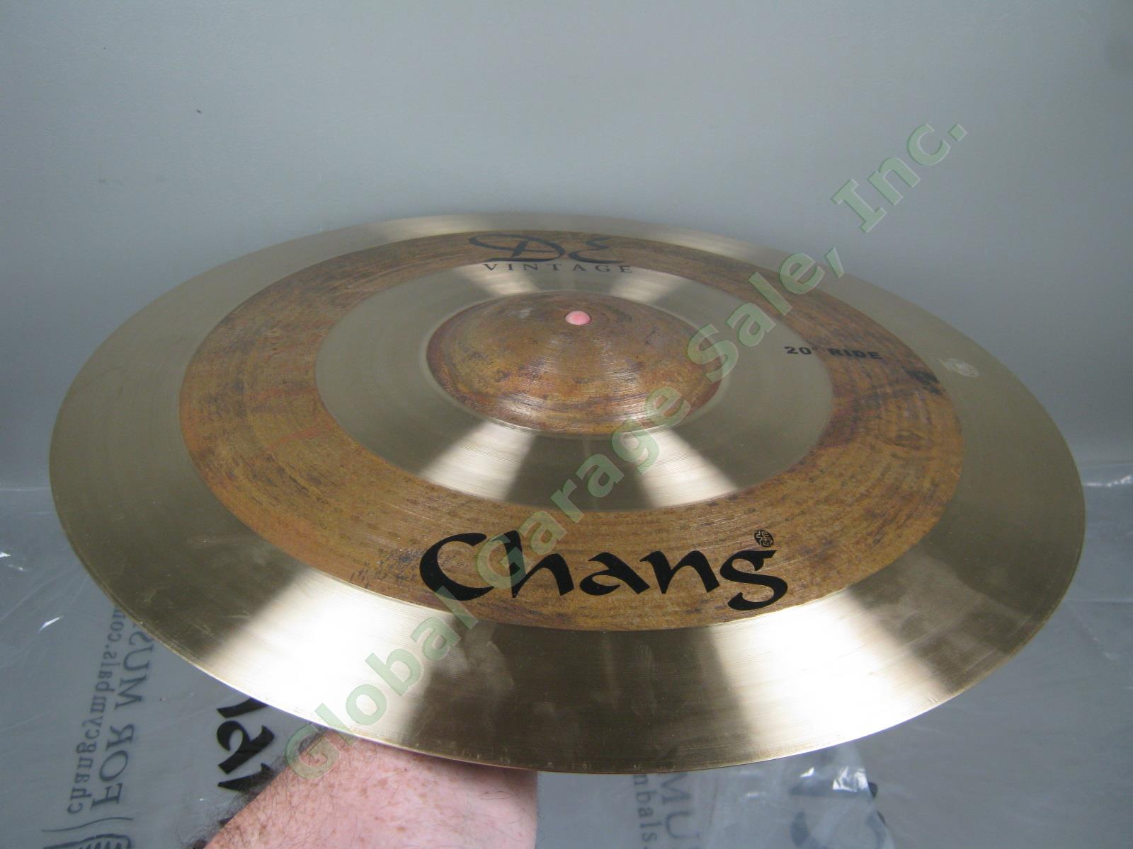 8 Drum Cymbal Lot Sabian Chang 12" 14" 16" 18" 20" Crash Spash Ride DE Vintage + 9