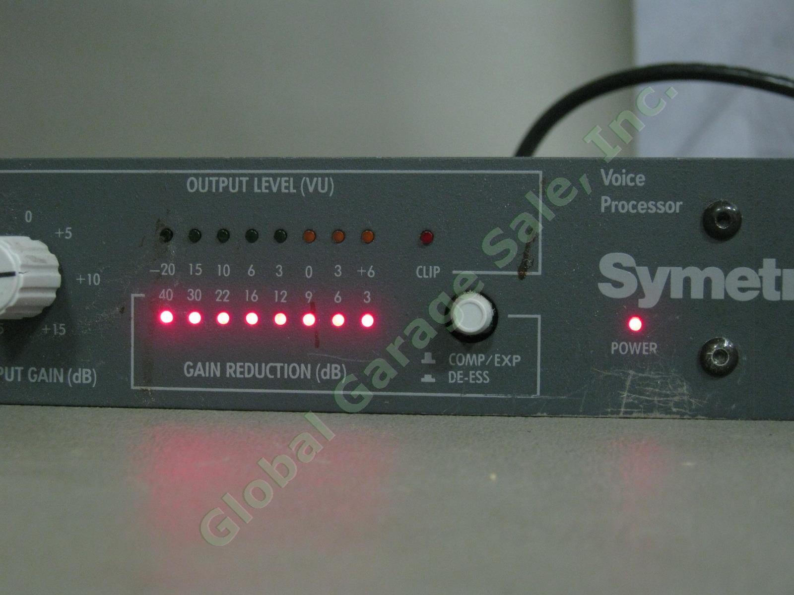 Symetrix 528 Single Channel Voice Processor Analog Mic Preamp W/ Rack Mount Ears 1