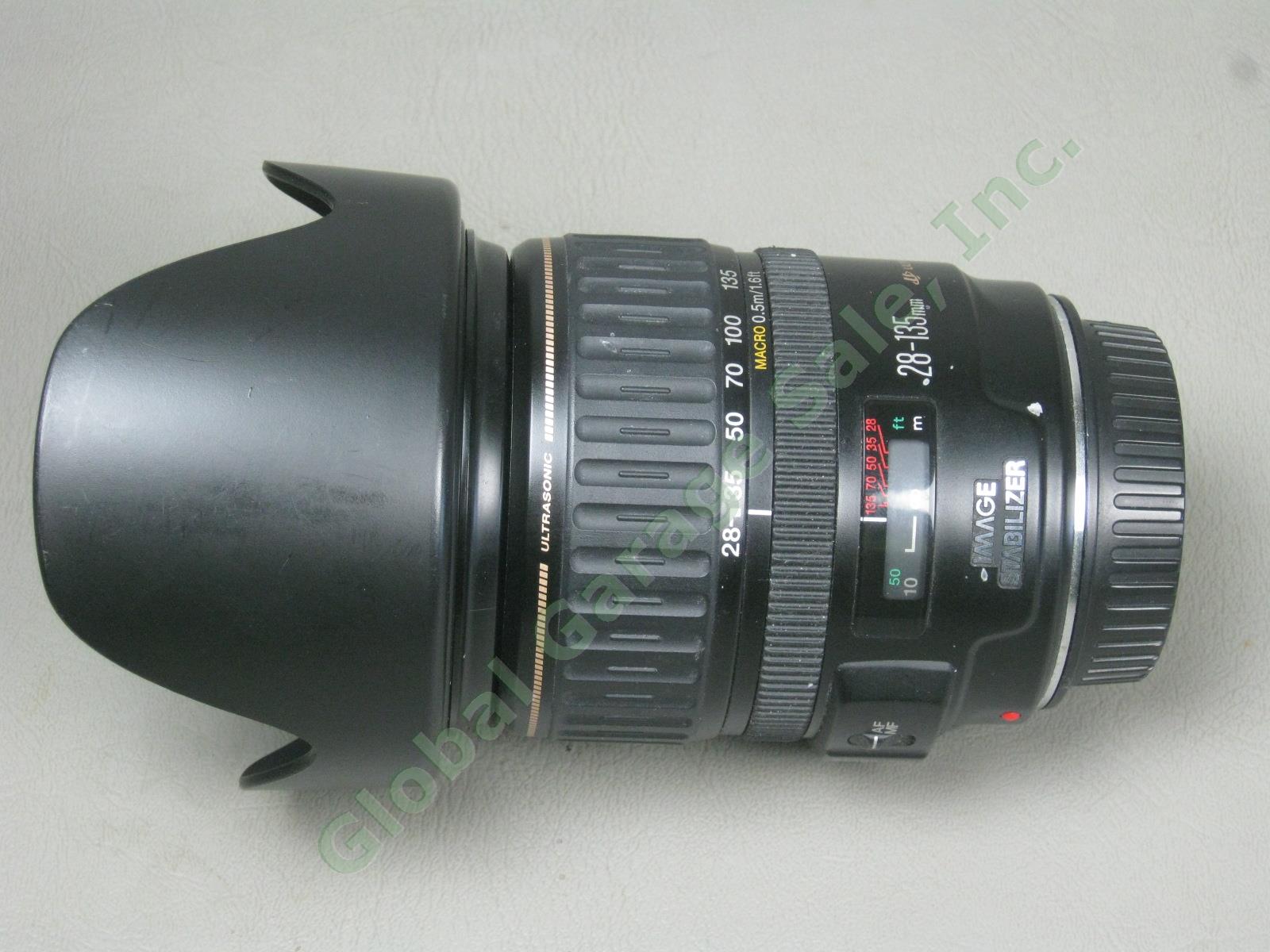 Canon EF 28-135mm Zoom Lens f/3.5-5.6 IS + Filters + Lowe Pro EX120 Case Bundle 1