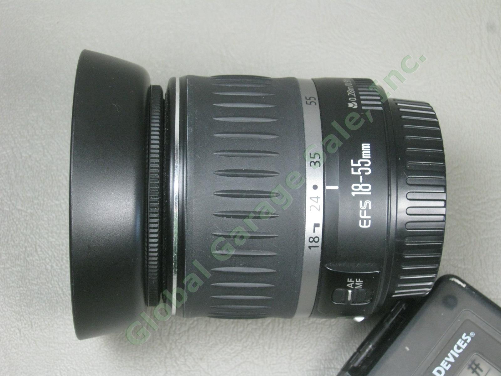 Canon EOS Digital Rebel DS6041 18-55mm 70-300mm 100-300mm Zoom Lens Case Bundle 5