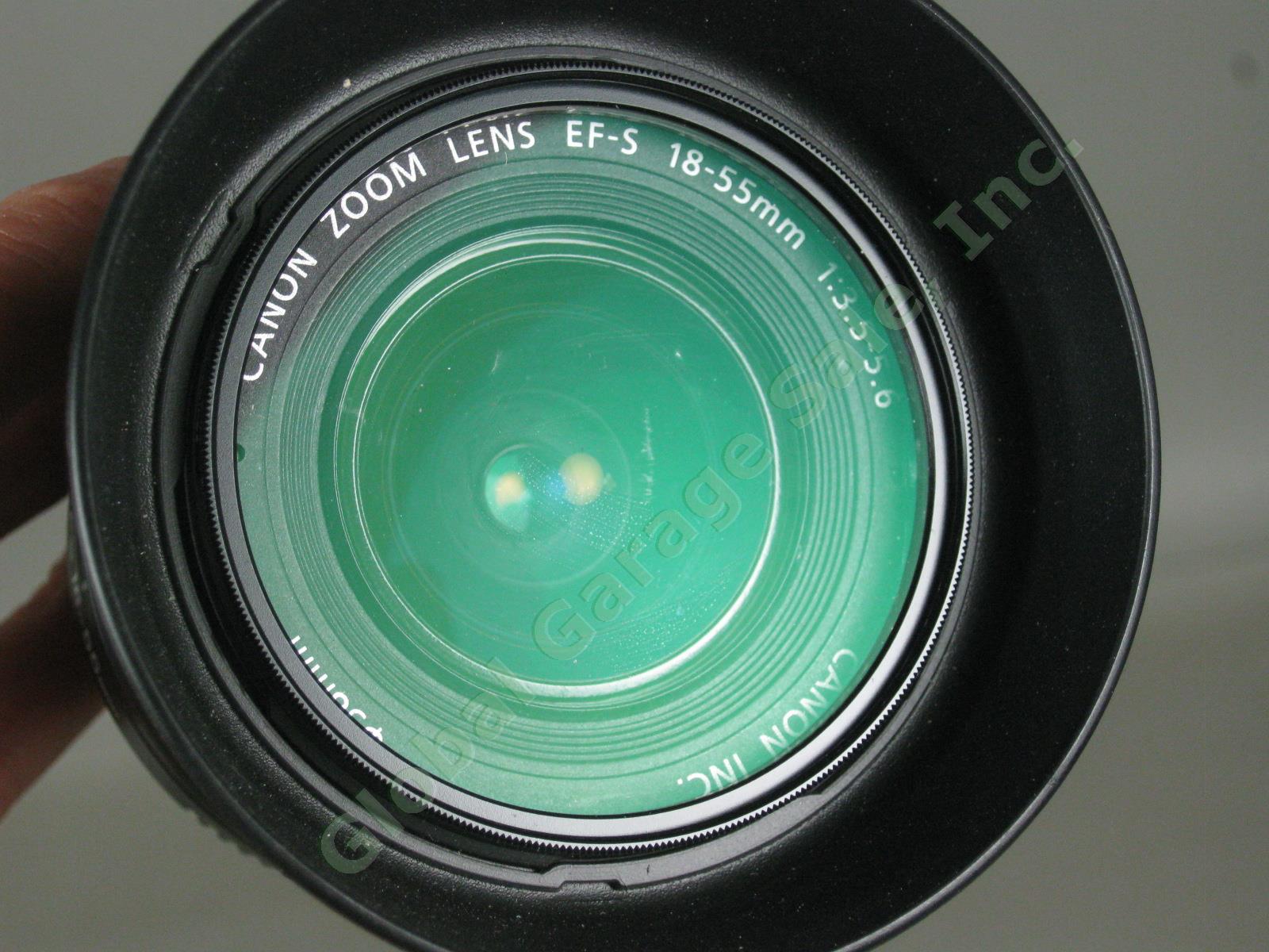 Canon EOS Digital Rebel DS6041 18-55mm 70-300mm 100-300mm Zoom Lens Case Bundle 7