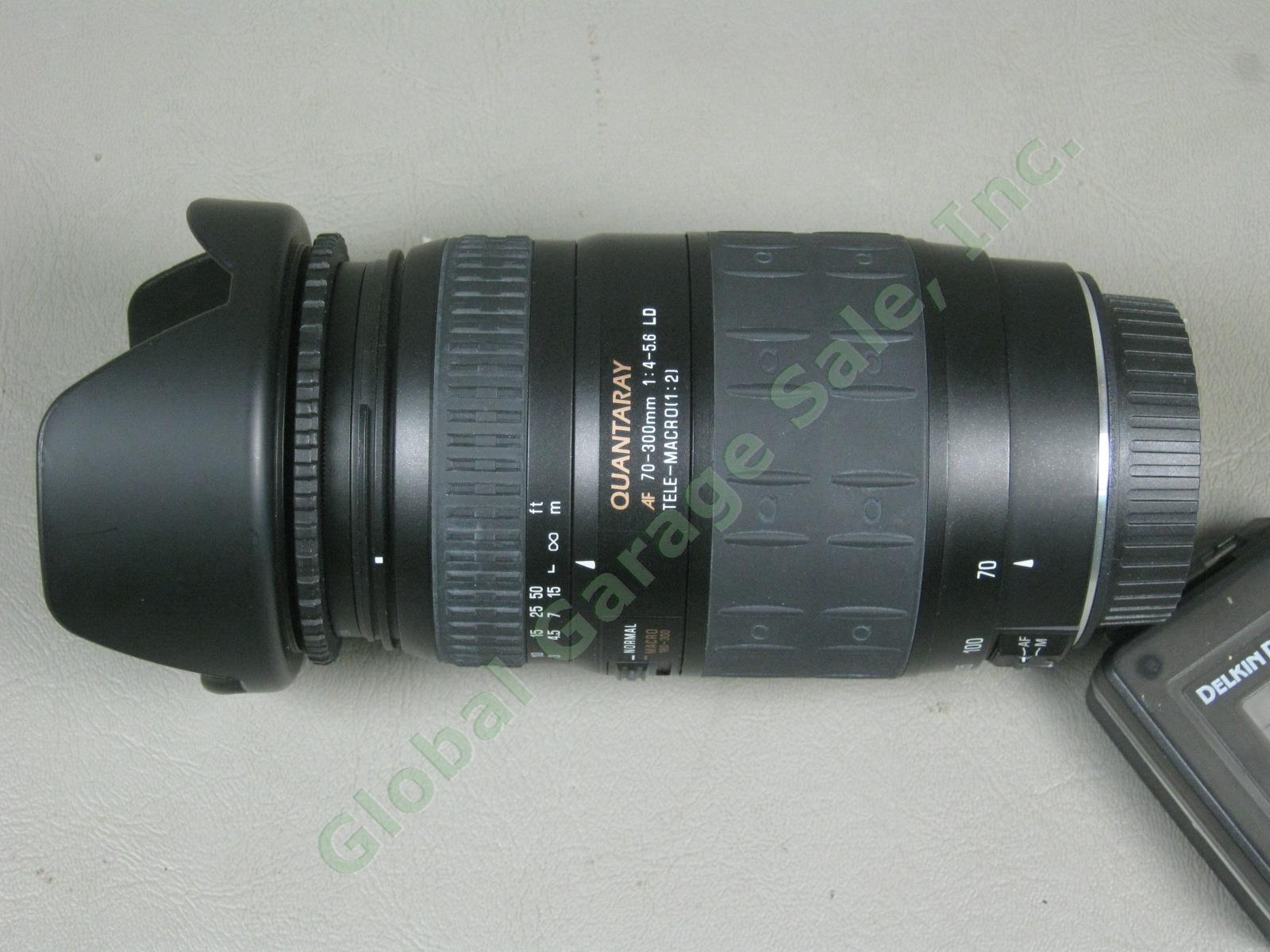 Canon EOS Digital Rebel DS6041 18-55mm 70-300mm 100-300mm Zoom Lens Case Bundle 9