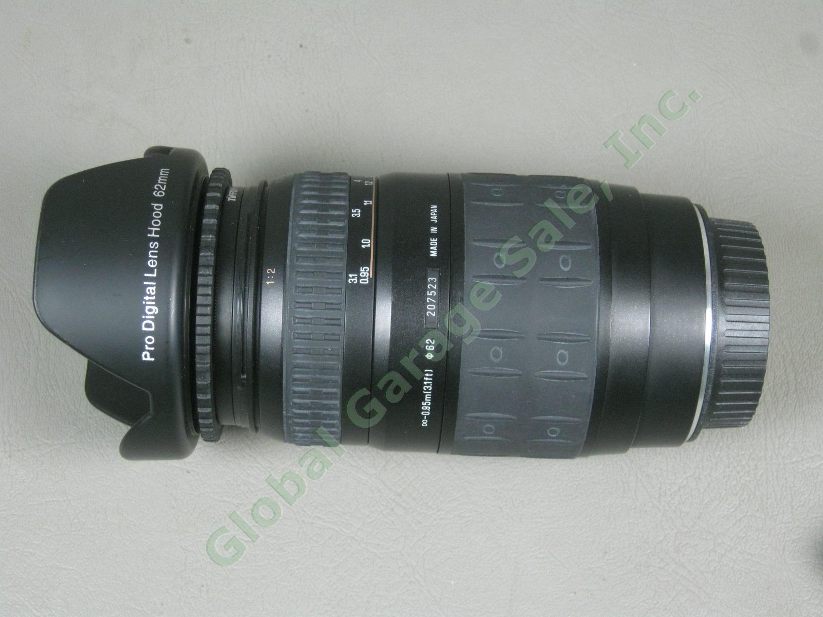 Canon EOS Digital Rebel DS6041 18-55mm 70-300mm 100-300mm Zoom Lens Case Bundle 10