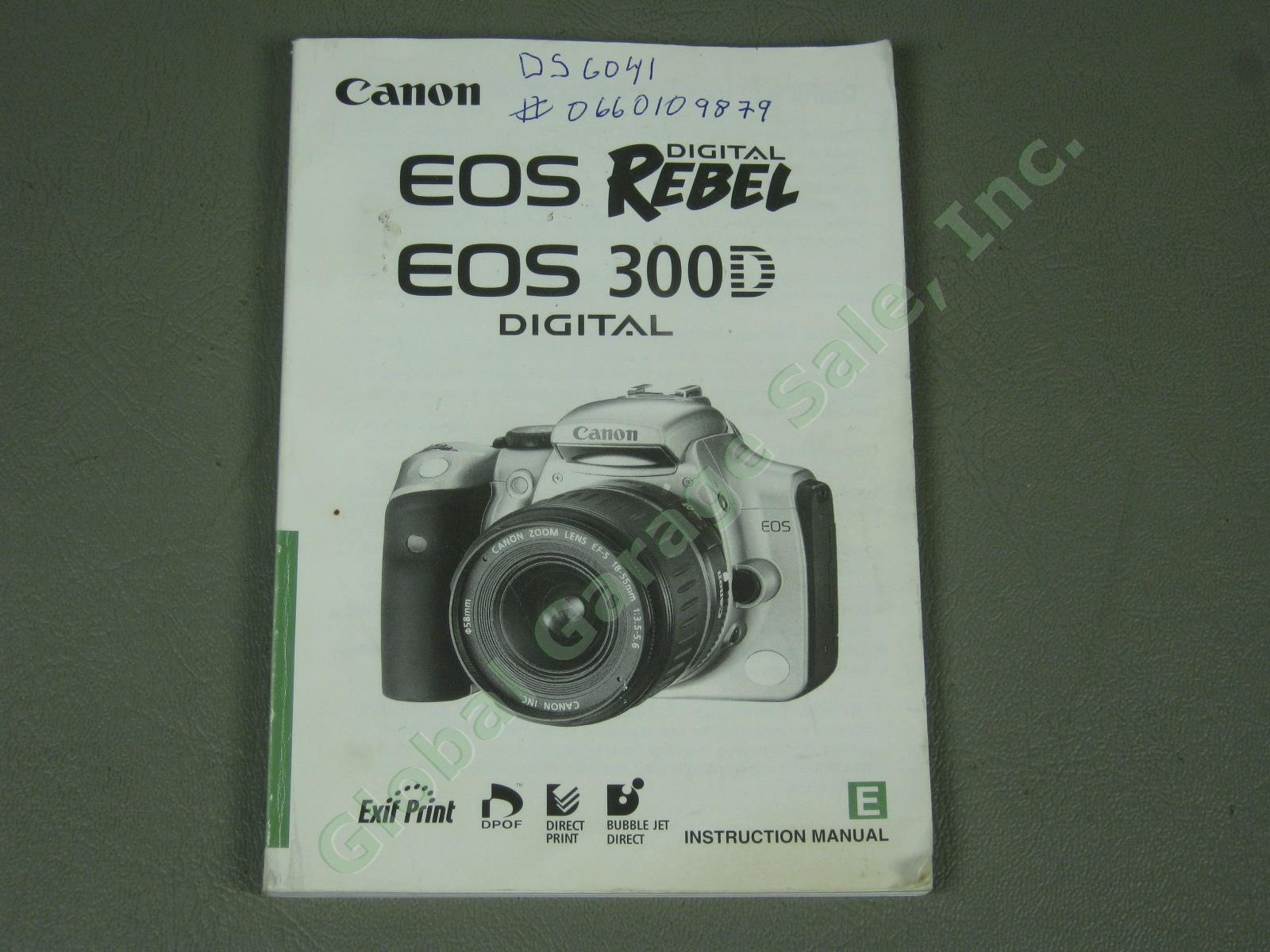 Canon EOS Digital Rebel DS6041 18-55mm 70-300mm 100-300mm Zoom Lens Case Bundle 19