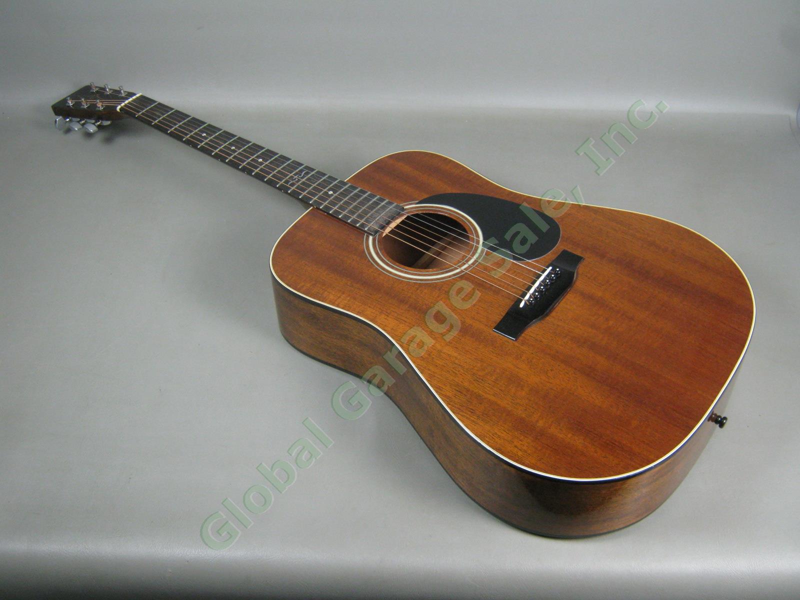 Vtg Alvarez 5222 Acoustic Mahogany Guitar W/ Hard Case Strap Pitch Pipe Bundle 1