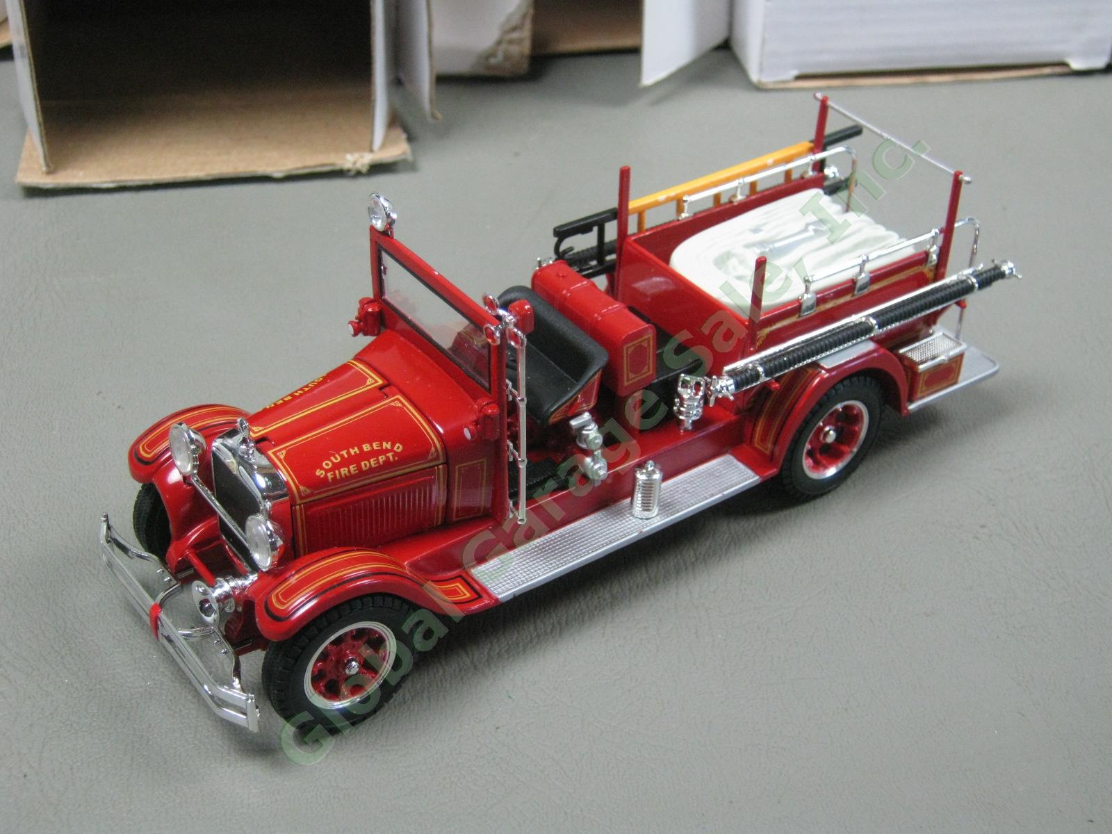 11 Diecast Fire Trucks + Display Case Corgi National Motor Museum Mint Signature 3