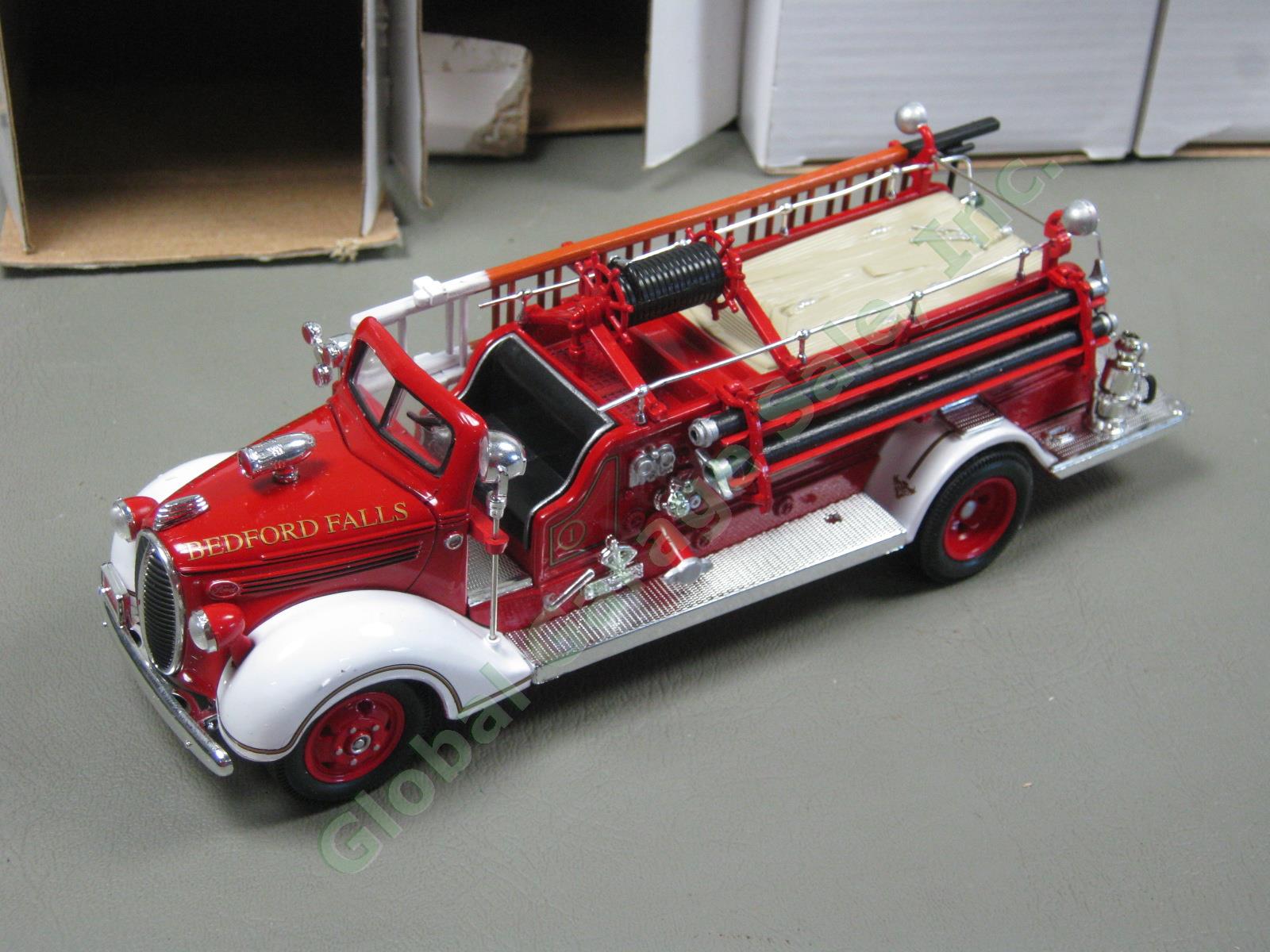 11 Diecast Fire Trucks + Display Case Corgi National Motor Museum Mint Signature 6