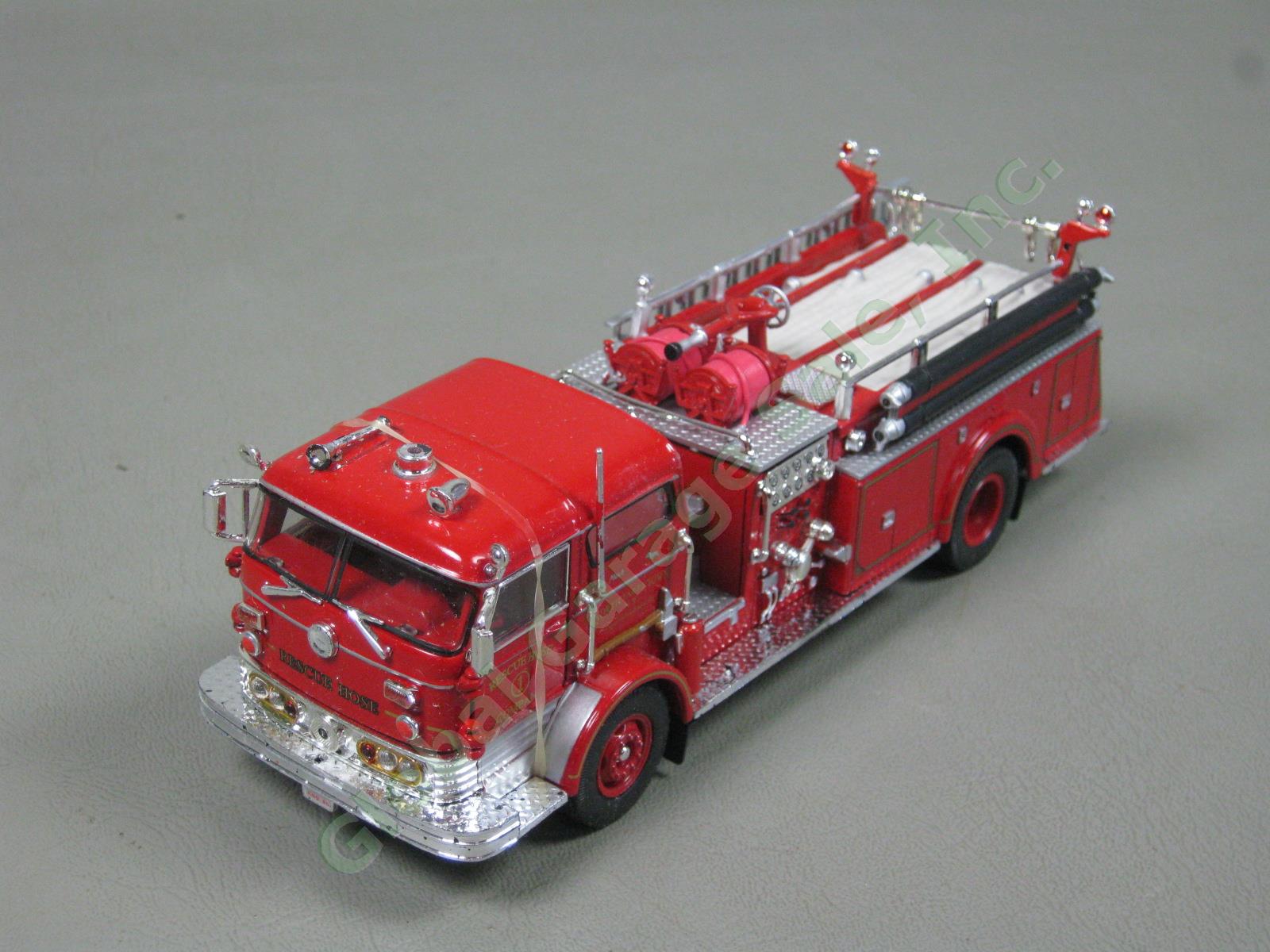 11 Diecast Fire Trucks + Display Case Corgi National Motor Museum Mint Signature 10