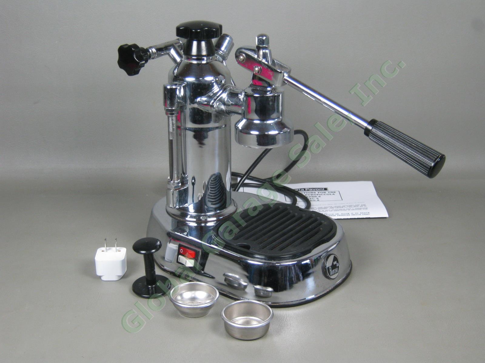 La Pavoni Europiccola Lever Espresso Machine 240V UK Plug NO RES!