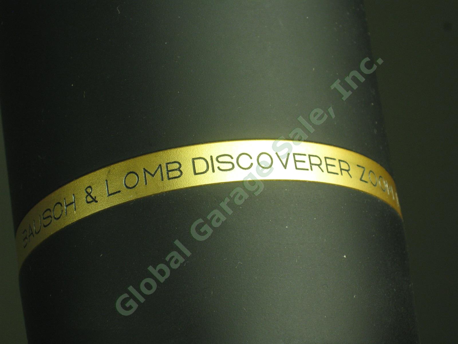 Bausch & Lomb Discoverer Zoom Telescope Spotting Scope 60mm Lens 15x-60x + Caps 3