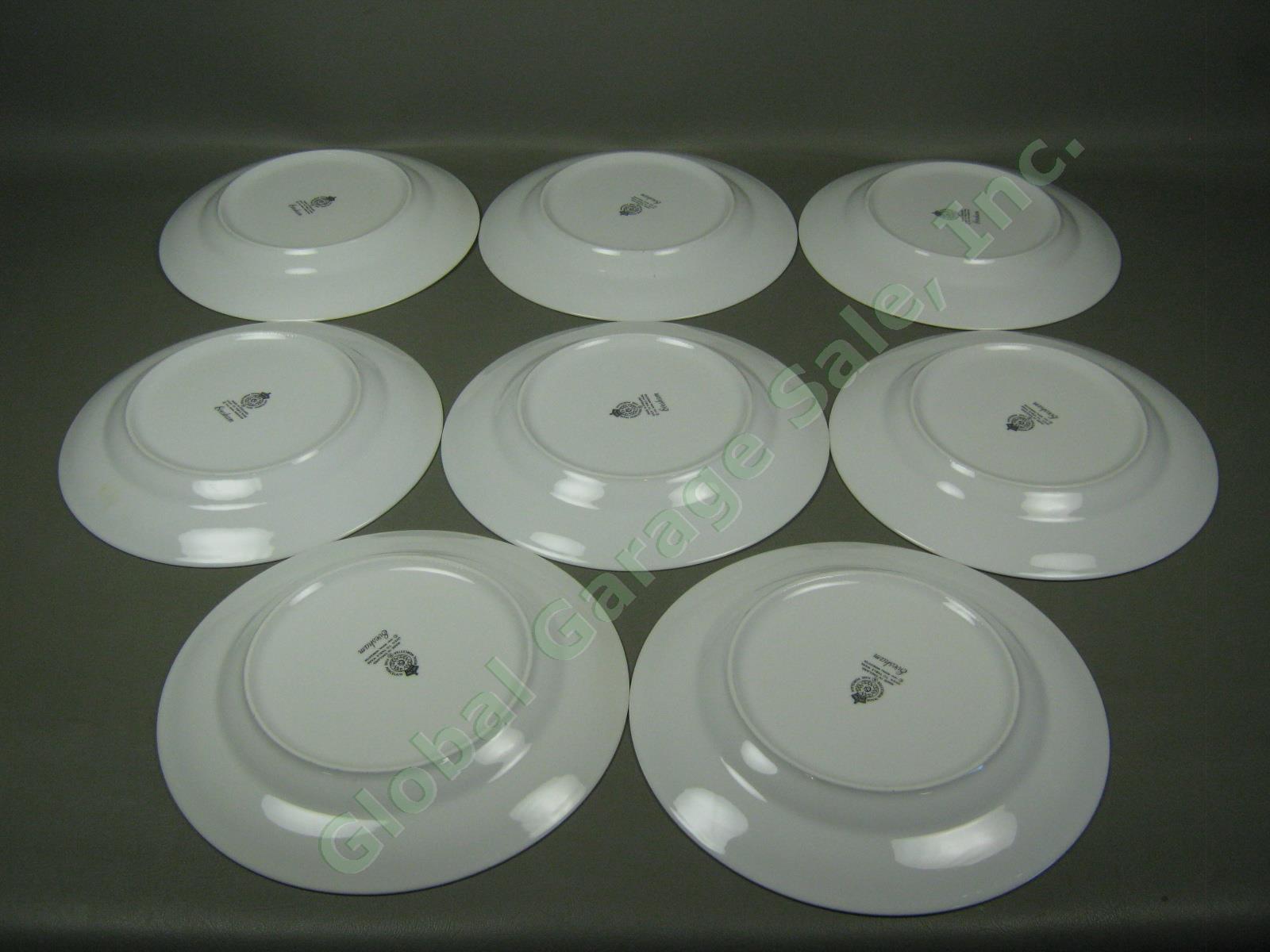 8 Vtg 1961 Royal Worcester Evesham Porcelain China 10" Dinner Plate Set Lot 2