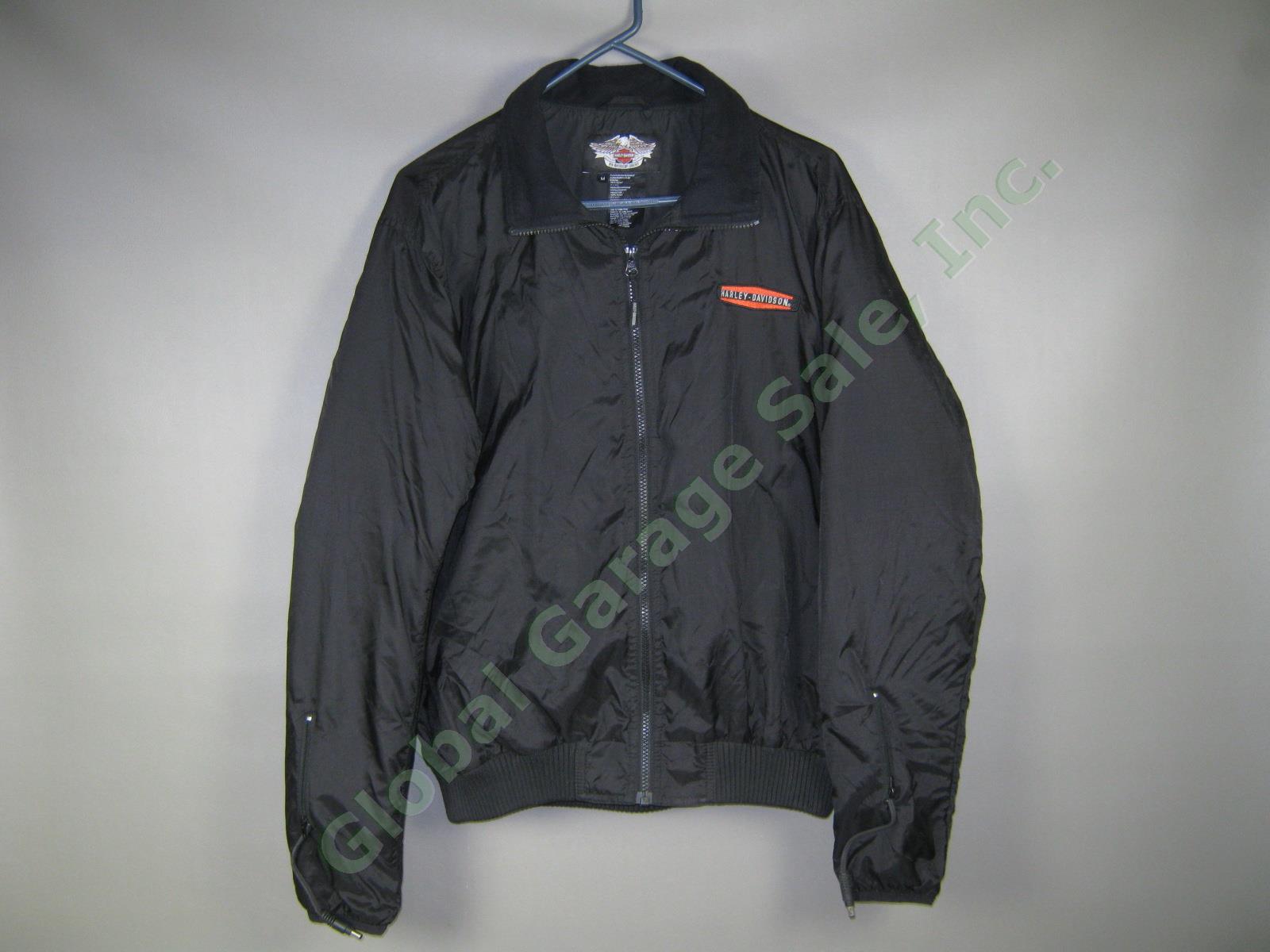 Harley-Davidson Mens Heated Liner II Functional Black Jacket 98324-09VM Medium